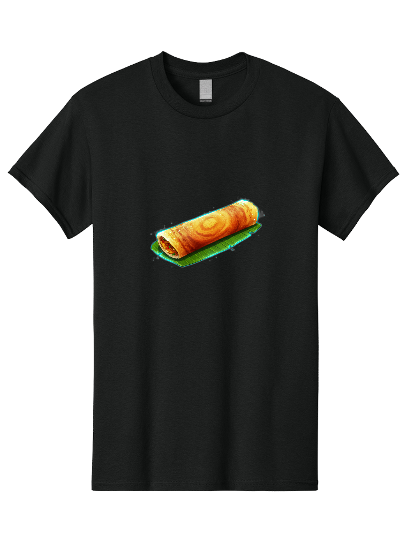 Masala-Dosa-16 Men'S Graphic Tee, 100% Cotton, Comfortable Casual Summer Wear, Machine Washable, South Indian Cuisine, Traditional Breakfast, Masala Dosa, Savory Crepe, Fermented Rice, Crispy Texture, Delicious Food, Indian Street Food Baa977
