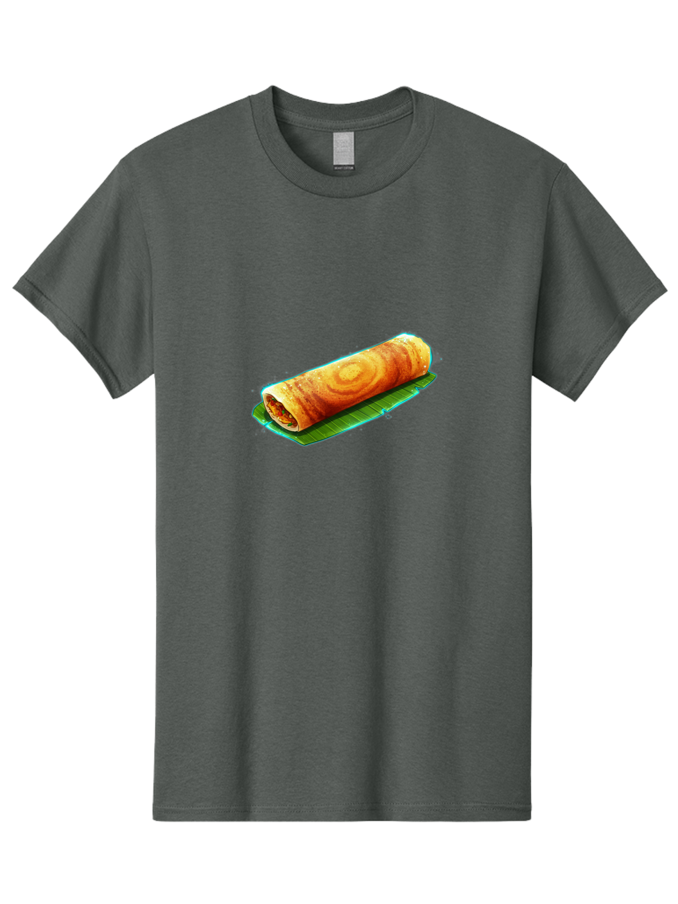 Masala-Dosa-16 Men'S Graphic Tee, 100% Cotton, Comfortable Casual Summer Wear, Machine Washable, South Indian Cuisine, Traditional Breakfast, Masala Dosa, Savory Crepe, Fermented Rice, Crispy Texture, Delicious Food, Indian Street Food Baa977