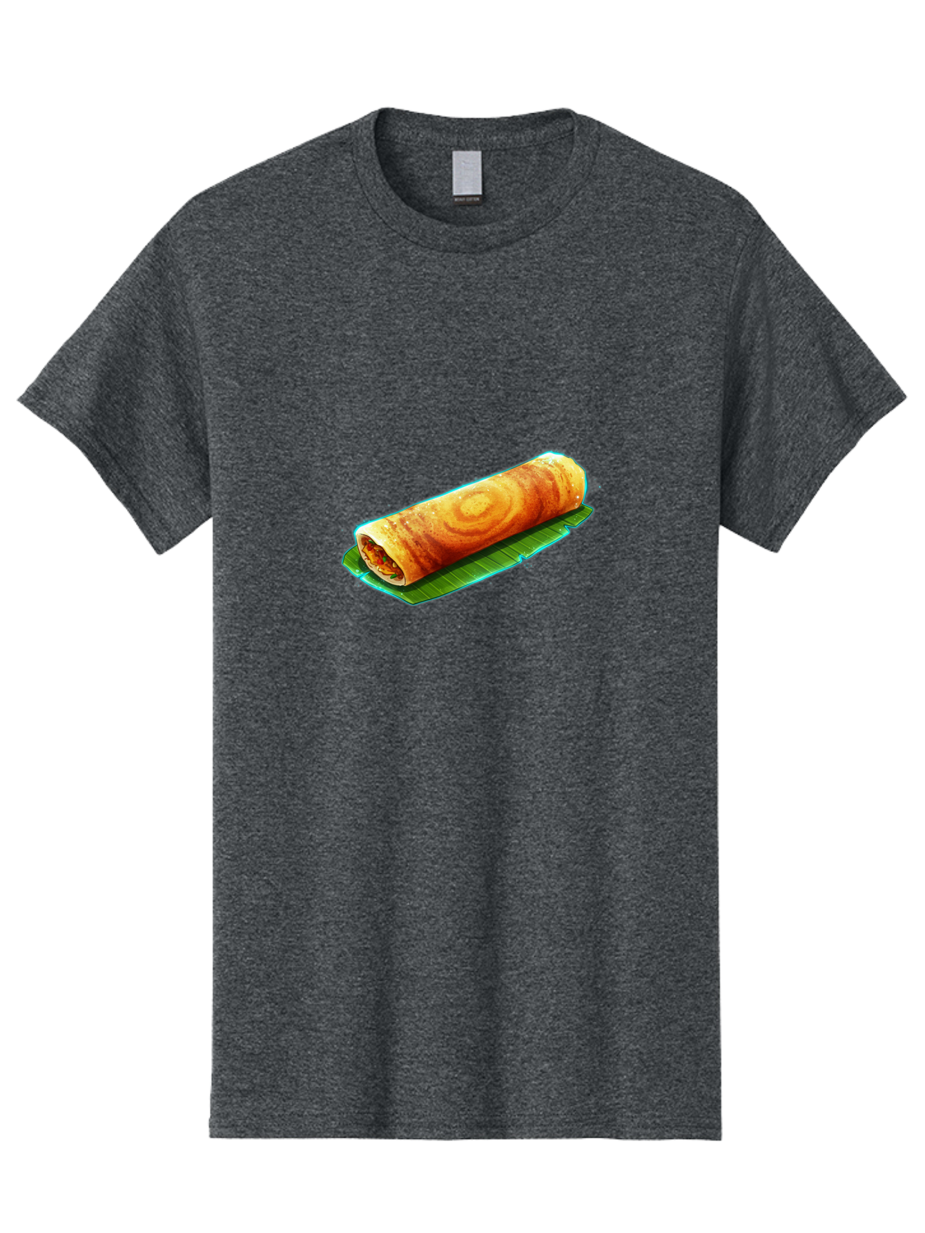 Masala-Dosa-16 Men'S Graphic Tee, 100% Cotton, Comfortable Casual Summer Wear, Machine Washable, South Indian Cuisine, Traditional Breakfast, Masala Dosa, Savory Crepe, Fermented Rice, Crispy Texture, Delicious Food, Indian Street Food Baa977