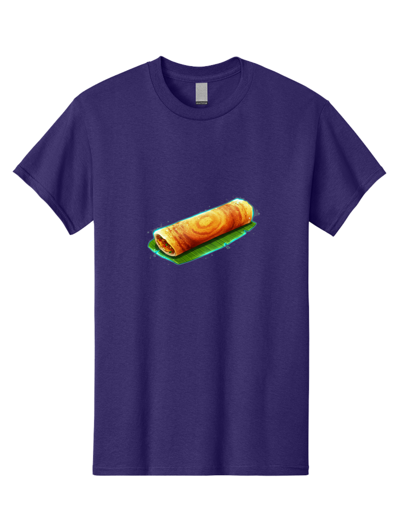Masala-Dosa-16 Men'S Graphic Tee, 100% Cotton, Comfortable Casual Summer Wear, Machine Washable, South Indian Cuisine, Traditional Breakfast, Masala Dosa, Savory Crepe, Fermented Rice, Crispy Texture, Delicious Food, Indian Street Food Baa977