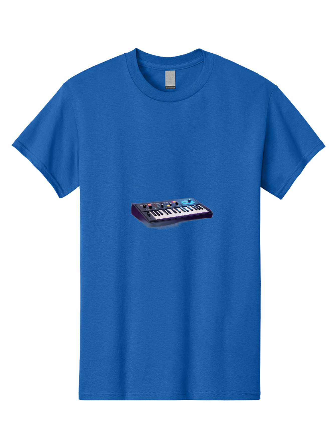 Midi-Keyboard-Controller Men'S Graphic Tee, 100% Cotton, Comfortable Casual Summer Wear, Machine Washable, Midi Keyboard, Music Production, Electronic Music, Synthesizer, Sound Design, Music Equipment, Audio Interface, Studio Gear Bab006