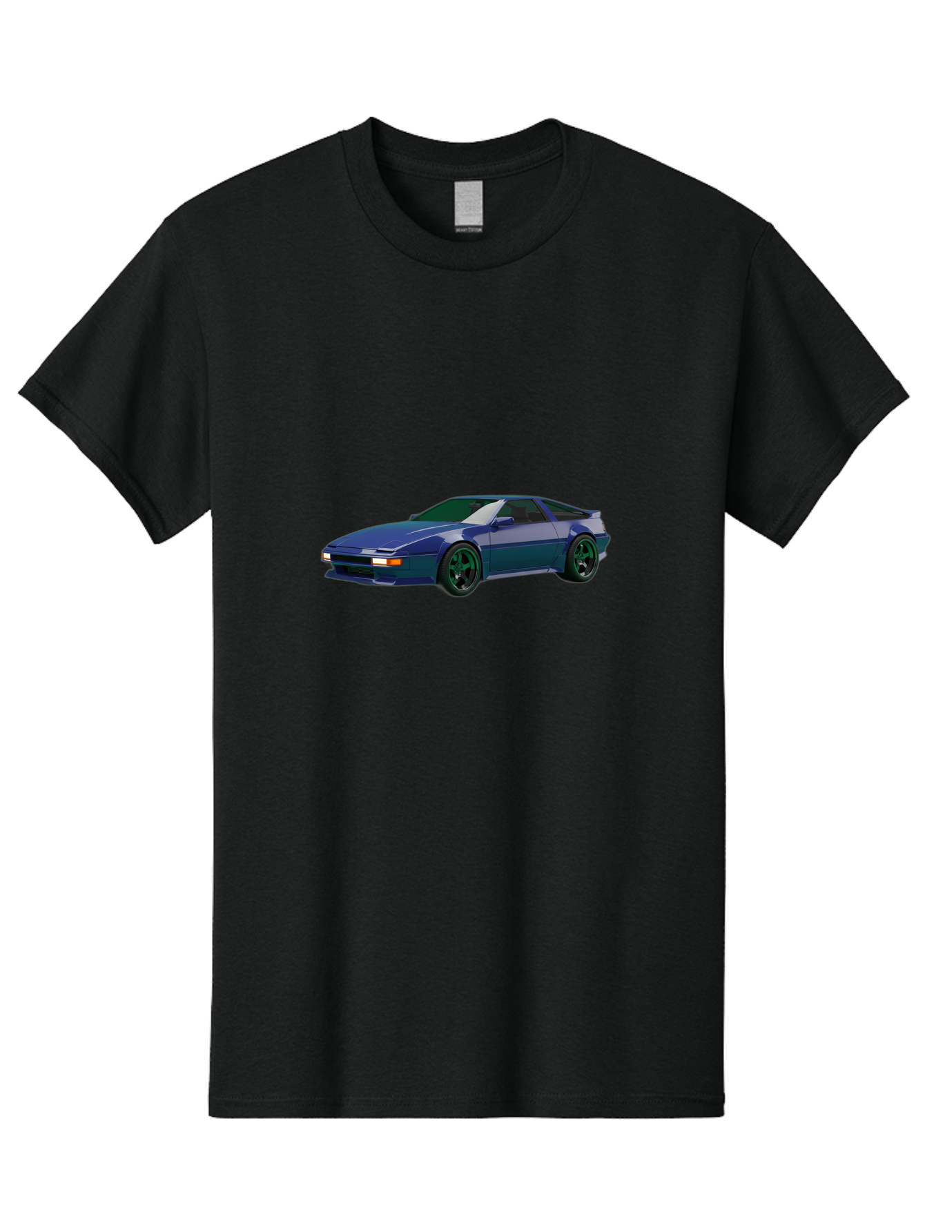 Nissan-240Sx-Coupe Men'S Graphic Tee, 100% Cotton, Comfortable Casual Summer Wear, Machine Washable, Blue Sports Car, Nissan 240Sx, Sleek Design, Sports Coupe, High-Performance Vehicle, Automotive Art, Digital Illustration, Futuristic Styling, Bab034