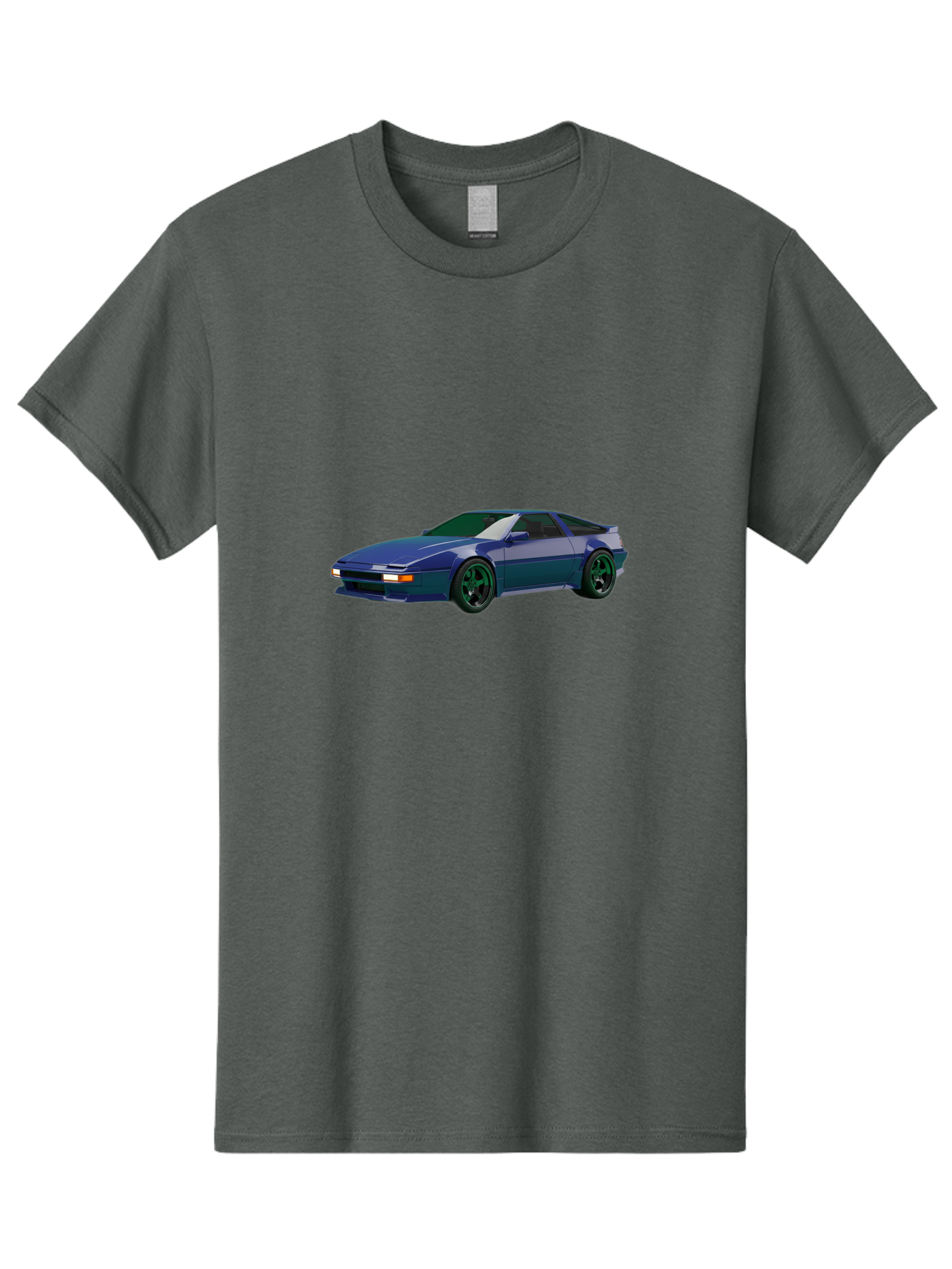 Nissan-240Sx-Coupe Men'S Graphic Tee, 100% Cotton, Comfortable Casual Summer Wear, Machine Washable, Blue Sports Car, Nissan 240Sx, Sleek Design, Sports Coupe, High-Performance Vehicle, Automotive Art, Digital Illustration, Futuristic Styling, Bab034