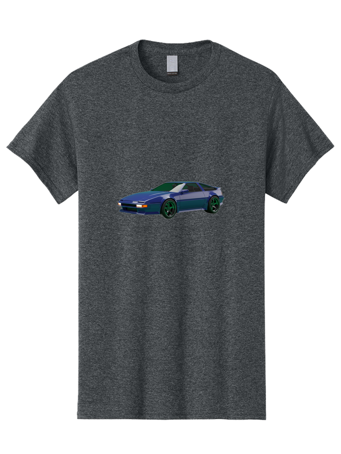 Nissan-240Sx-Coupe Men'S Graphic Tee, 100% Cotton, Comfortable Casual Summer Wear, Machine Washable, Blue Sports Car, Nissan 240Sx, Sleek Design, Sports Coupe, High-Performance Vehicle, Automotive Art, Digital Illustration, Futuristic Styling, Bab034