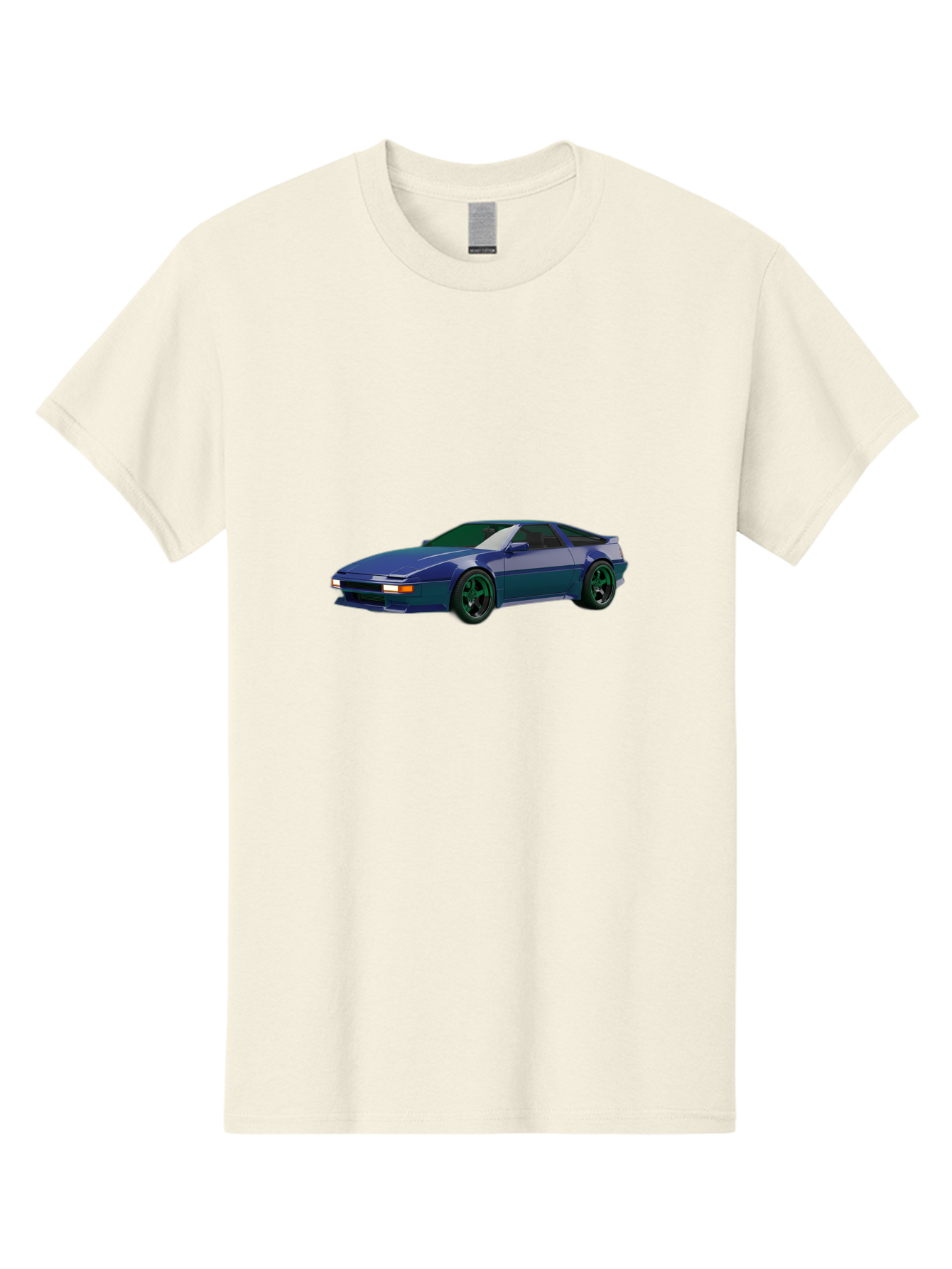 Nissan-240Sx-Coupe Men'S Graphic Tee, 100% Cotton, Comfortable Casual Summer Wear, Machine Washable, Blue Sports Car, Nissan 240Sx, Sleek Design, Sports Coupe, High-Performance Vehicle, Automotive Art, Digital Illustration, Futuristic Styling, Bab034