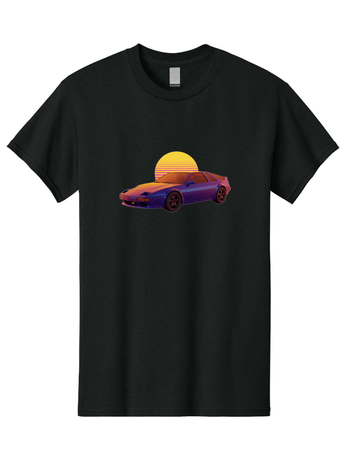 Nissan-300Zx-2 Men'S Graphic Tee, 100% Cotton, Comfortable Casual Summer Wear, Machine Washable, Nissan 300Zx Sports Car, Retro Futuristic Design, Vaporwave Aesthetic, Neon Colors, Synthwave Art, 80S Nostalgia, Retro Gaming, Bab039