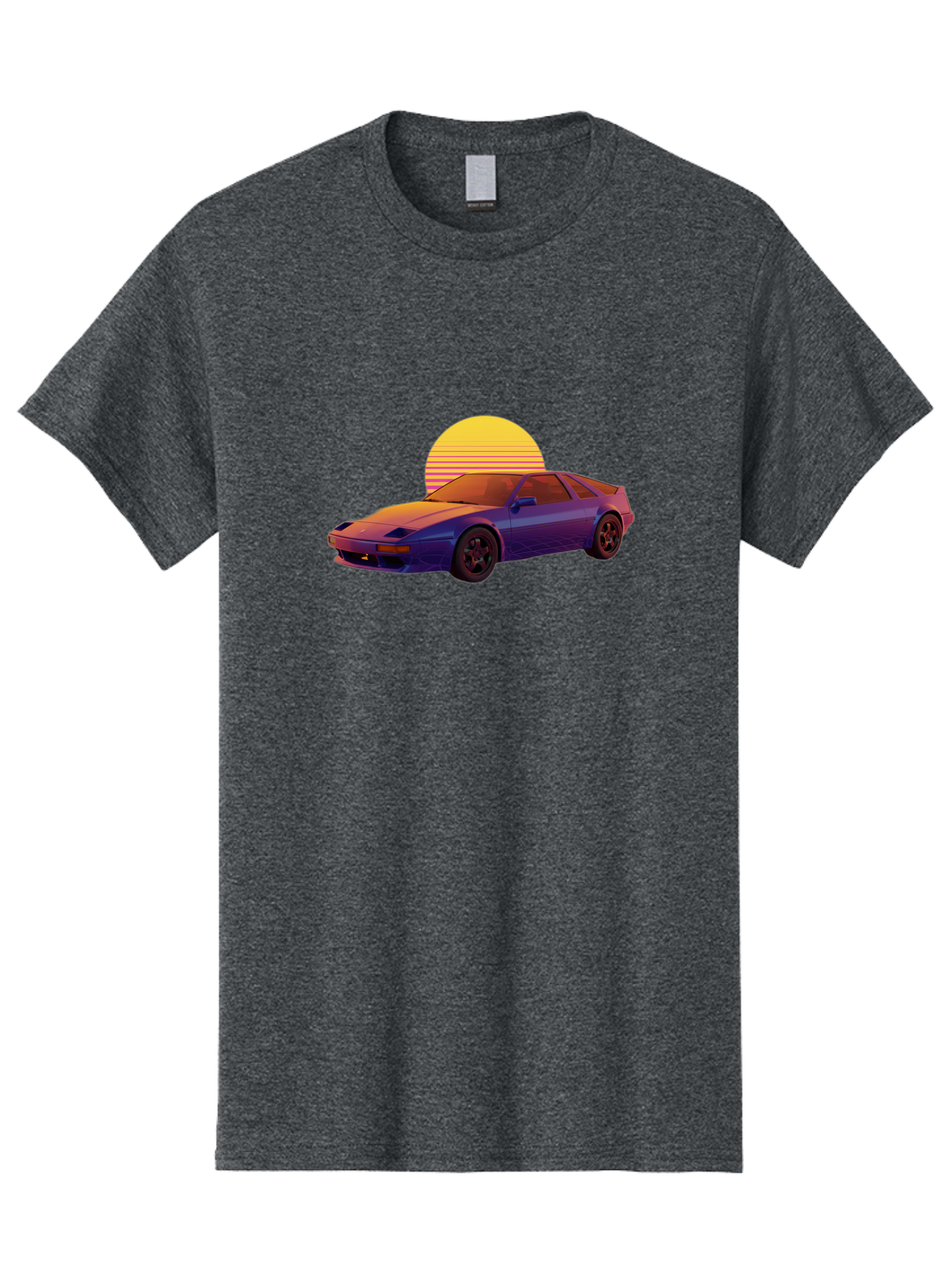 Nissan-300Zx-2 Men'S Graphic Tee, 100% Cotton, Comfortable Casual Summer Wear, Machine Washable, Nissan 300Zx Sports Car, Retro Futuristic Design, Vaporwave Aesthetic, Neon Colors, Synthwave Art, 80S Nostalgia, Retro Gaming, Bab039