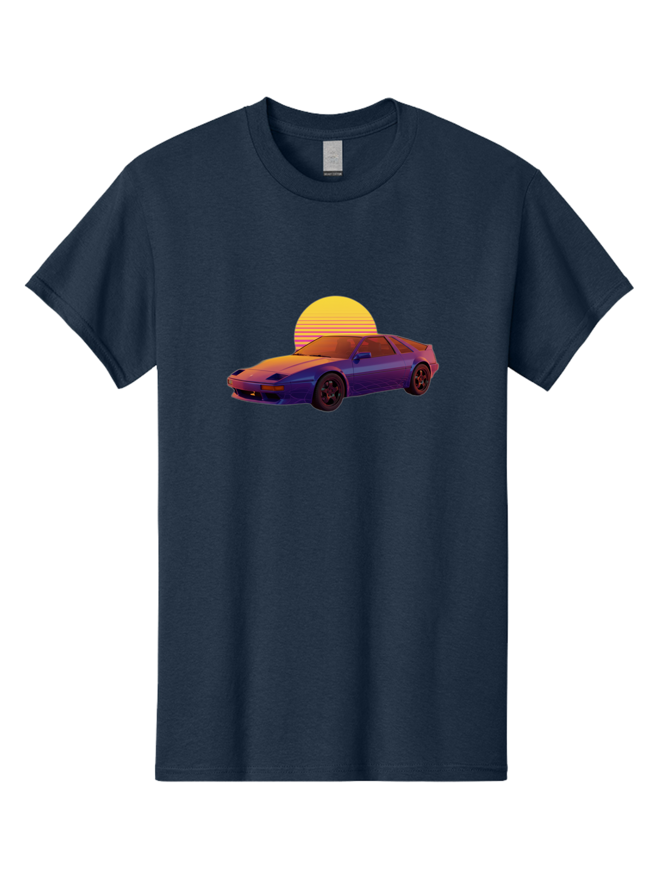 Nissan-300Zx-2 Men'S Graphic Tee, 100% Cotton, Comfortable Casual Summer Wear, Machine Washable, Nissan 300Zx Sports Car, Retro Futuristic Design, Vaporwave Aesthetic, Neon Colors, Synthwave Art, 80S Nostalgia, Retro Gaming, Bab039
