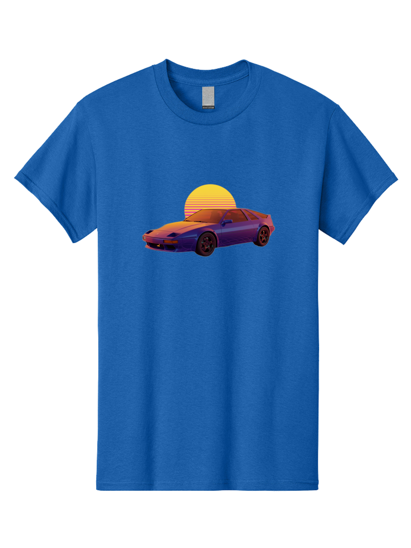 Nissan-300Zx-2 Men'S Graphic Tee, 100% Cotton, Comfortable Casual Summer Wear, Machine Washable, Nissan 300Zx Sports Car, Retro Futuristic Design, Vaporwave Aesthetic, Neon Colors, Synthwave Art, 80S Nostalgia, Retro Gaming, Bab039
