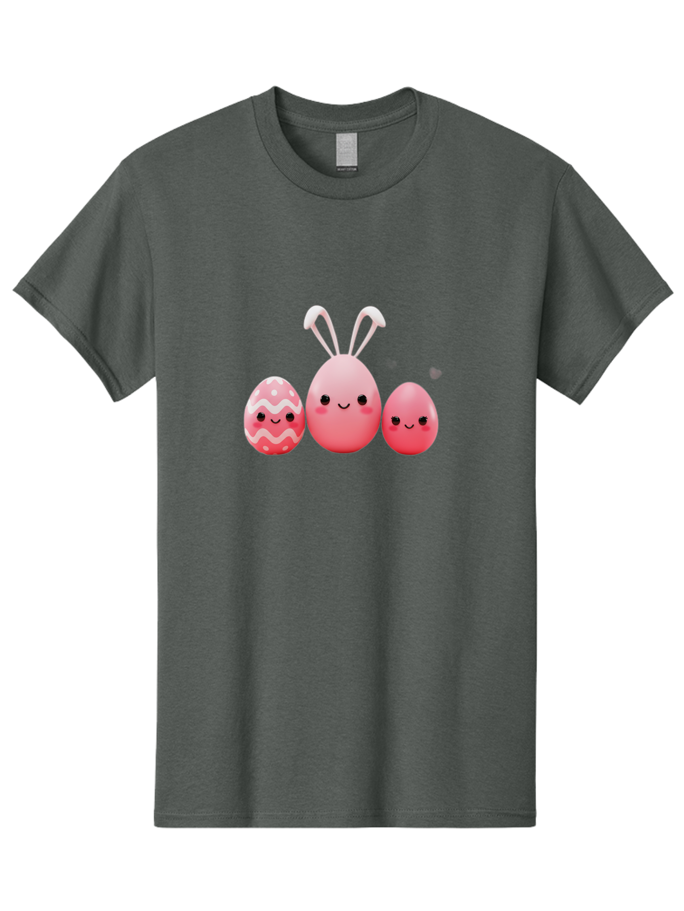 Pink-Easter-Eggs Men'S Graphic Tee, 100% Cotton, Comfortable Casual Summer Wear, Machine Washable, Pink Easter Eggs, Cute Easter Eggs, Easter Egg Hunt, Adorable Eggs, Egg Characters, Easter Bunny, Happy Easter, Funny Easter Eggs, Bab163