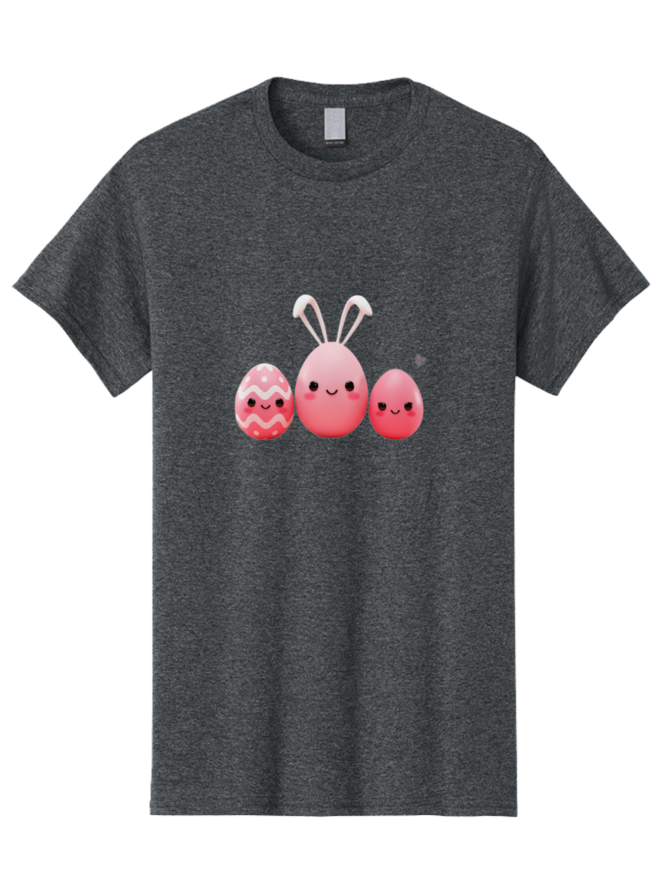 Pink-Easter-Eggs Men'S Graphic Tee, 100% Cotton, Comfortable Casual Summer Wear, Machine Washable, Pink Easter Eggs, Cute Easter Eggs, Easter Egg Hunt, Adorable Eggs, Egg Characters, Easter Bunny, Happy Easter, Funny Easter Eggs, Bab163