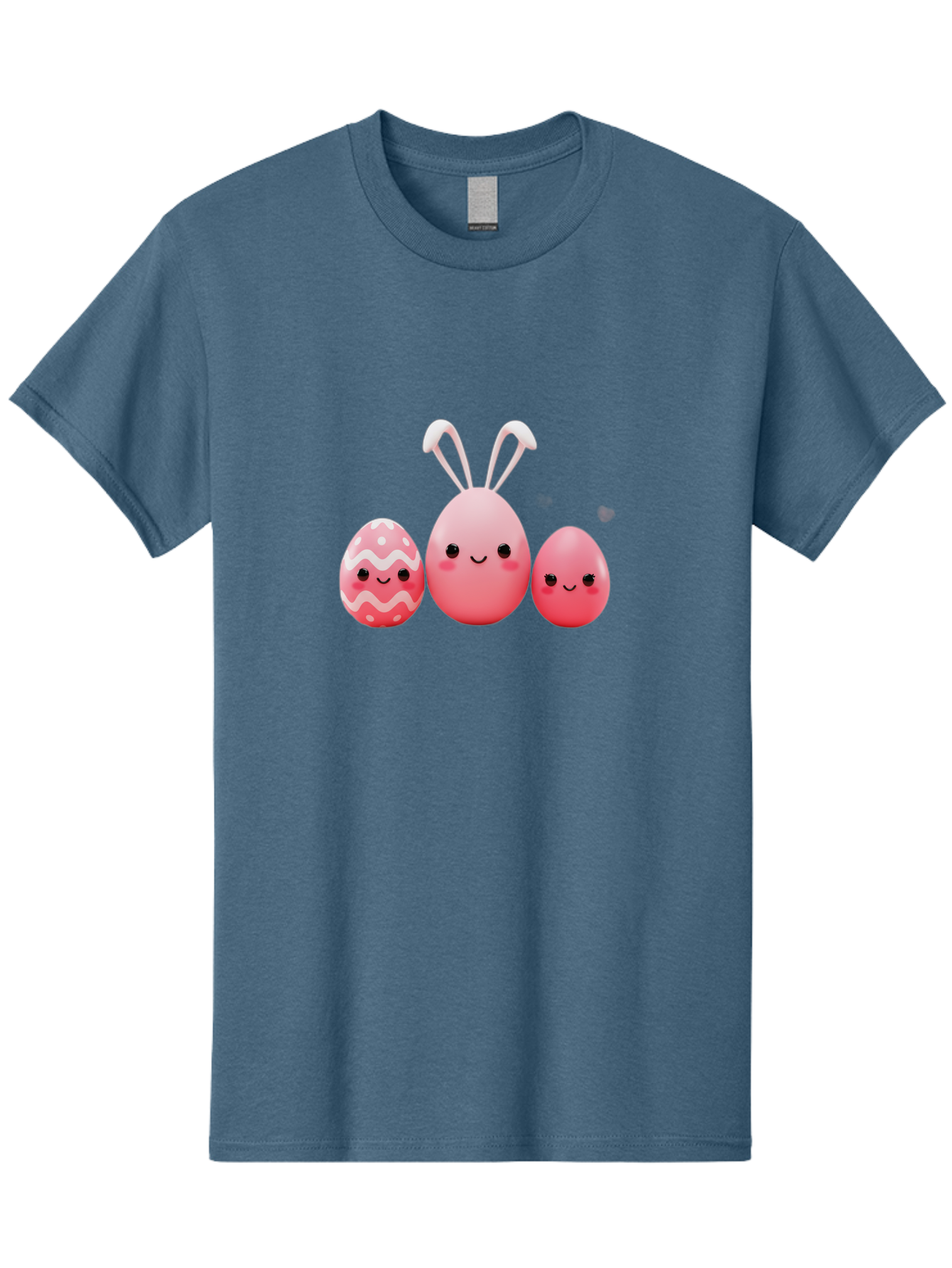 Pink-Easter-Eggs Men'S Graphic Tee, 100% Cotton, Comfortable Casual Summer Wear, Machine Washable, Pink Easter Eggs, Cute Easter Eggs, Easter Egg Hunt, Adorable Eggs, Egg Characters, Easter Bunny, Happy Easter, Funny Easter Eggs, Bab163