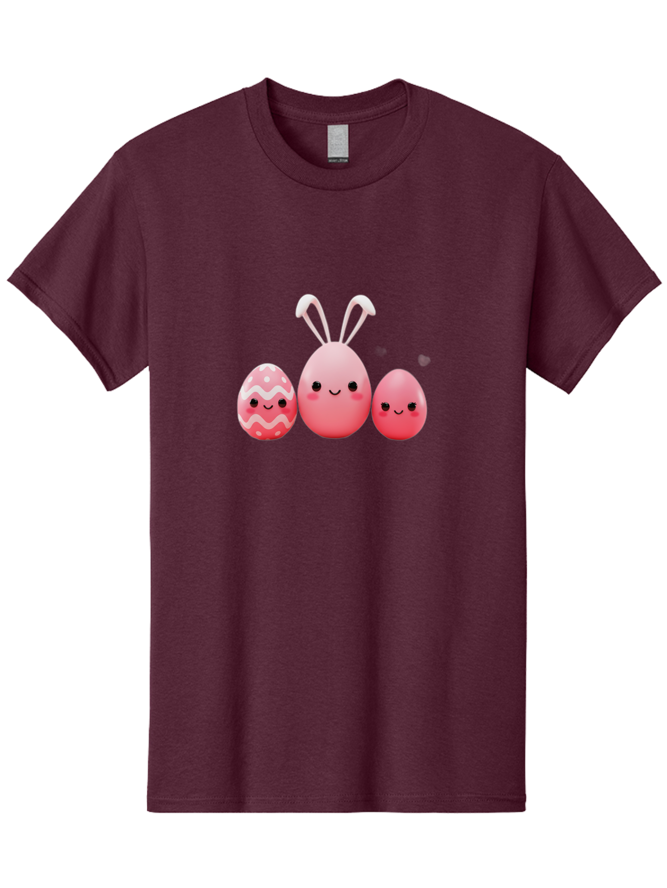 Pink-Easter-Eggs Men'S Graphic Tee, 100% Cotton, Comfortable Casual Summer Wear, Machine Washable, Pink Easter Eggs, Cute Easter Eggs, Easter Egg Hunt, Adorable Eggs, Egg Characters, Easter Bunny, Happy Easter, Funny Easter Eggs, Bab163