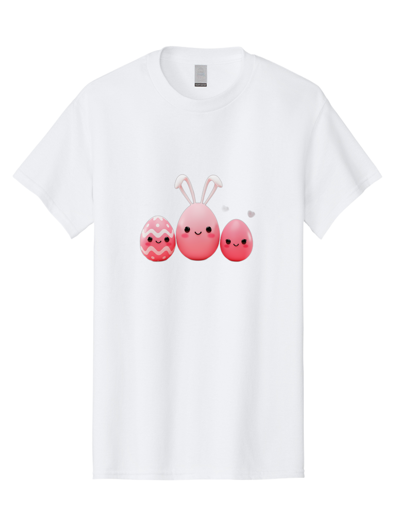 Pink-Easter-Eggs Men'S Graphic Tee, 100% Cotton, Comfortable Casual Summer Wear, Machine Washable, Pink Easter Eggs, Cute Easter Eggs, Easter Egg Hunt, Adorable Eggs, Egg Characters, Easter Bunny, Happy Easter, Funny Easter Eggs, Bab163