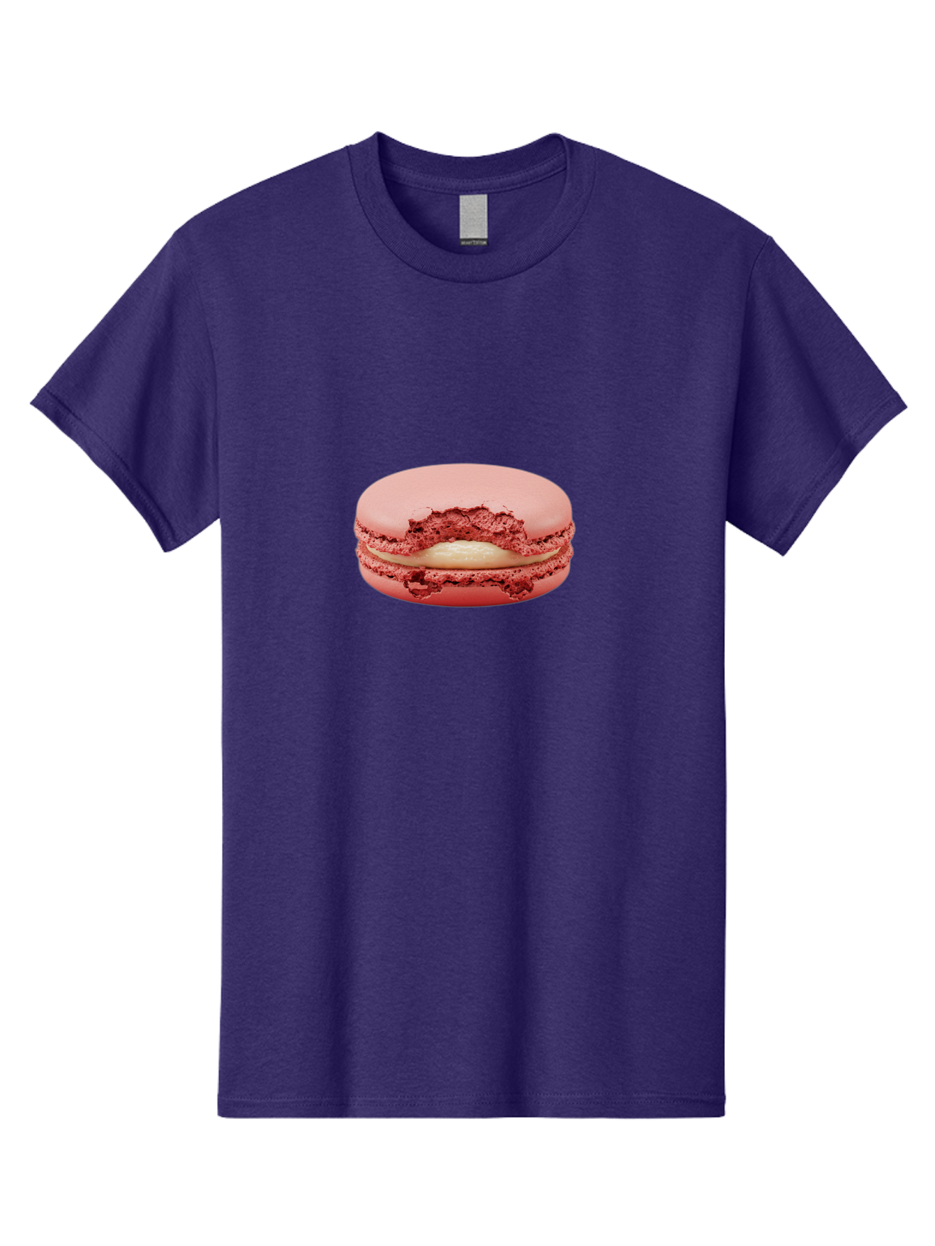 Pink-Macaron-4 Men'S Graphic Tee, 100% Cotton, Comfortable Casual Summer Wear, Machine Washable, Pink Macaron, French Dessert, Buttercream Filling, Sweet Treat, Delicate Meringue, Macarons, Dessert Lover, Chewy Texture, Sweet Indulgence Bab176