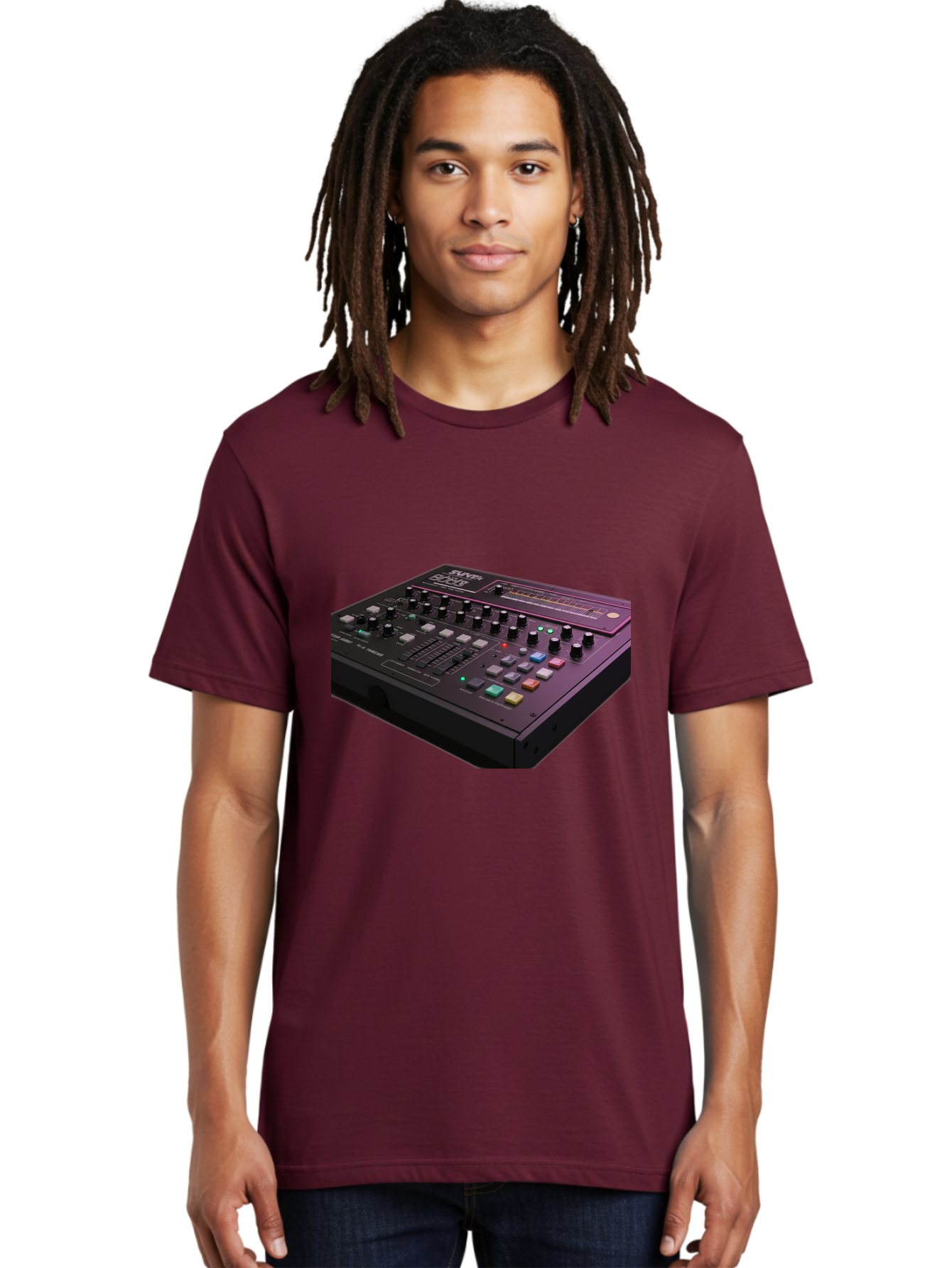 Pioneer-Dj-Ddj-400 Men'S Graphic Tee, 100% Cotton, Comfortable Casual Summer Wear, Machine Washable, Synthesizer, Audio Equipment, Music Production, Sound Design, Electronic Music, Knob Controls, Button Controls, Music Software, Bab195