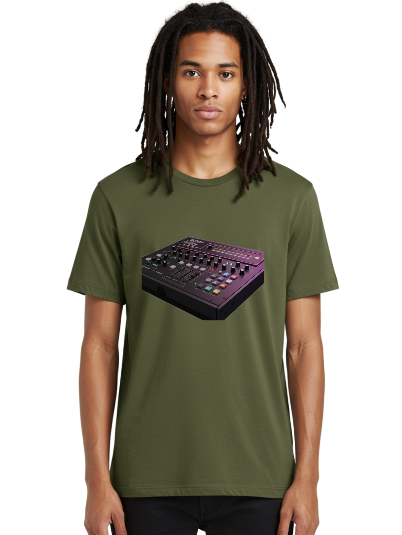 Pioneer-Dj-Ddj-400 Men'S Graphic Tee, 100% Cotton, Comfortable Casual Summer Wear, Machine Washable, Synthesizer, Audio Equipment, Music Production, Sound Design, Electronic Music, Knob Controls, Button Controls, Music Software, Bab195
