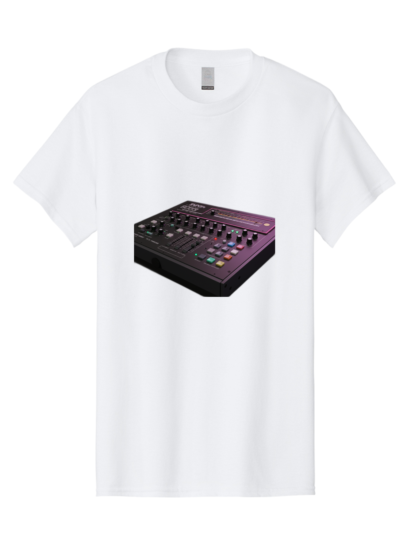 Pioneer-Dj-Ddj-400 Men'S Graphic Tee, 100% Cotton, Comfortable Casual Summer Wear, Machine Washable, Synthesizer, Audio Equipment, Music Production, Sound Design, Electronic Music, Knob Controls, Button Controls, Music Software, Bab195
