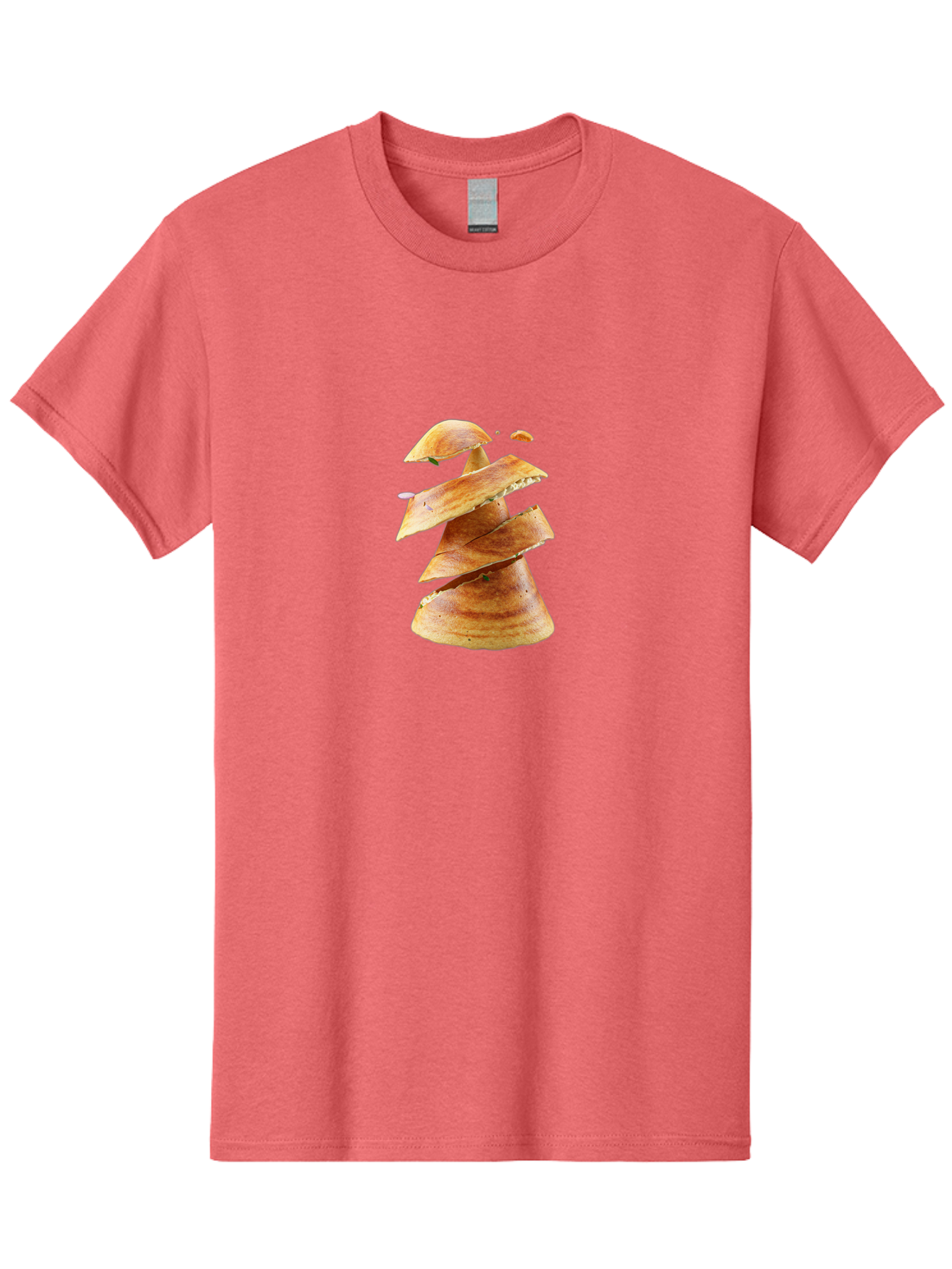 Potato-Chips-Tree Men'S Graphic Tee, 100% Cotton, Comfortable Casual Summer Wear, Machine Washable, Potato Chips Forming A Christmas Tree, Crispy Snack, Savory Delight, Crunchy Texture, Stack Of Chips, Festive Snack, Food Art, Bab216
