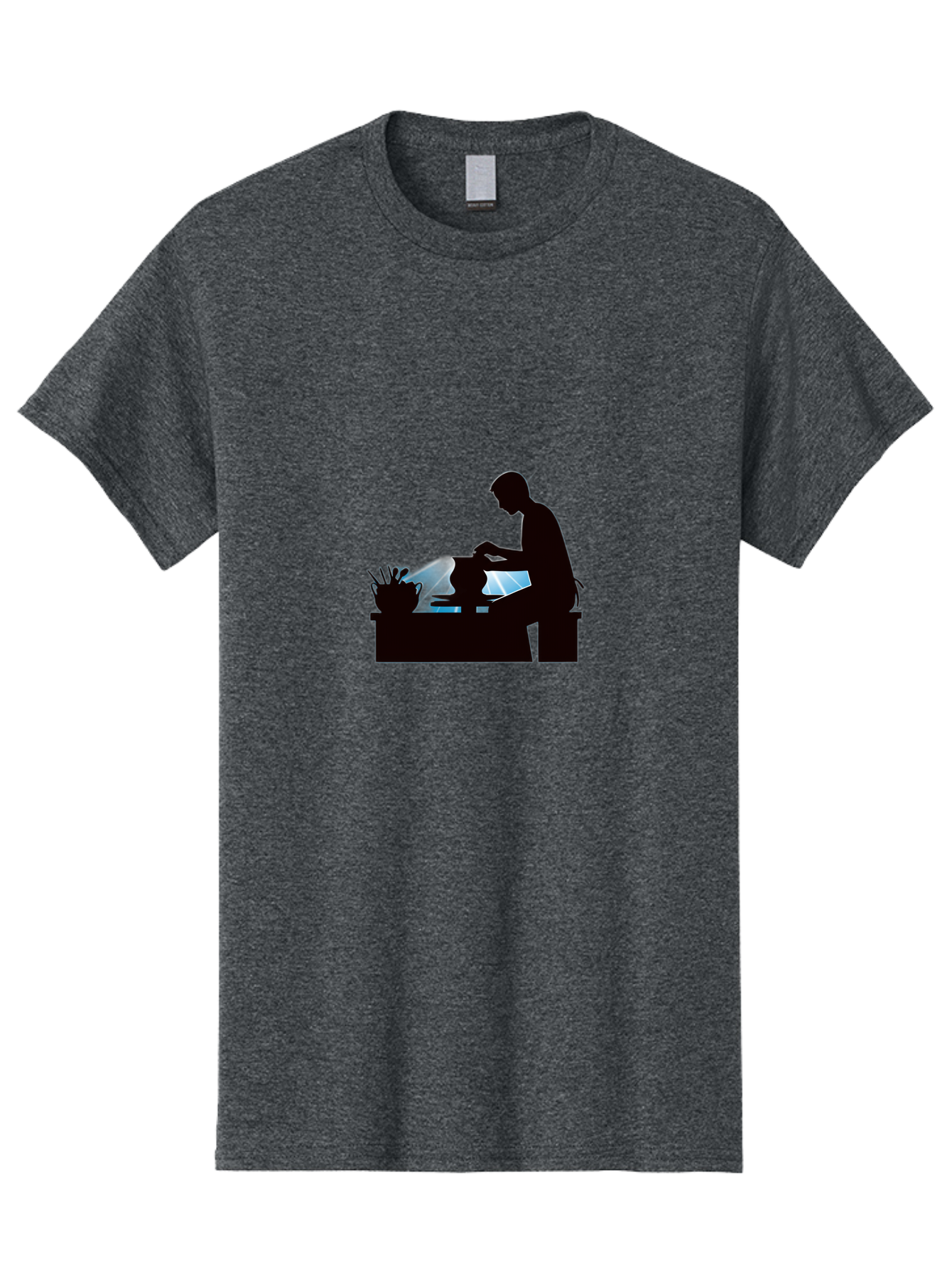Potter-1 Men'S Graphic Tee, 100% Cotton, Comfortable Casual Summer Wear, Machine Washable, Potter At Work, Pottery Wheel, Creative Process, Craftsmanship, Artisanal Skills, Clay Modeling, Ceramic Art, Studio Work, Artistic Expression Bab218