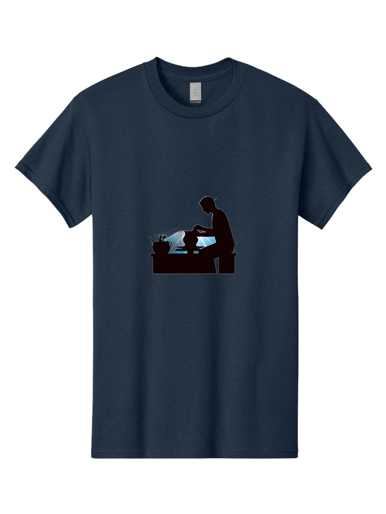 Potter-1 Men'S Graphic Tee, 100% Cotton, Comfortable Casual Summer Wear, Machine Washable, Potter At Work, Pottery Wheel, Creative Process, Craftsmanship, Artisanal Skills, Clay Modeling, Ceramic Art, Studio Work, Artistic Expression Bab218