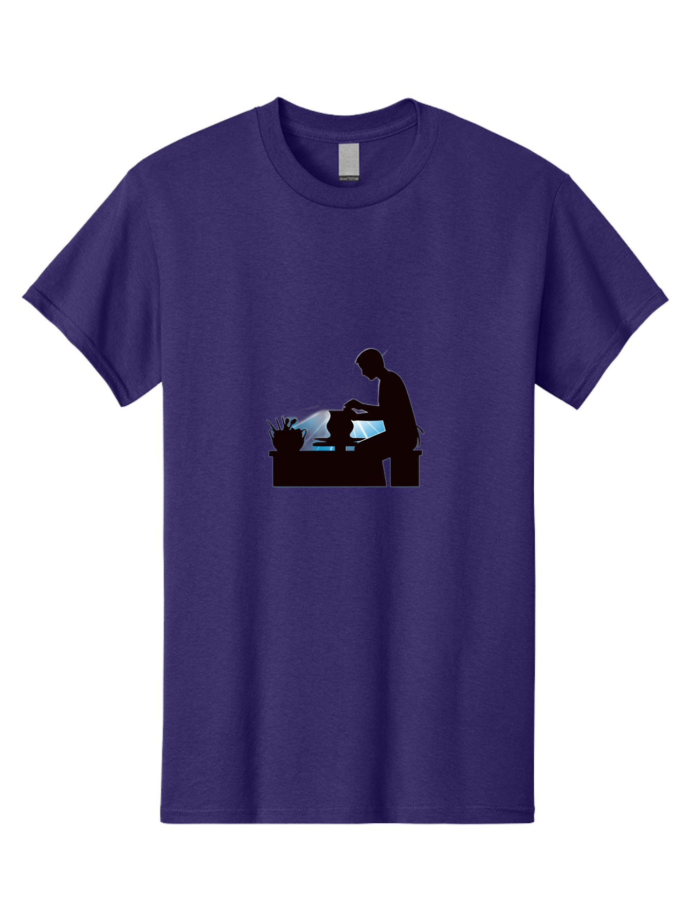 Potter-1 Men'S Graphic Tee, 100% Cotton, Comfortable Casual Summer Wear, Machine Washable, Potter At Work, Pottery Wheel, Creative Process, Craftsmanship, Artisanal Skills, Clay Modeling, Ceramic Art, Studio Work, Artistic Expression Bab218