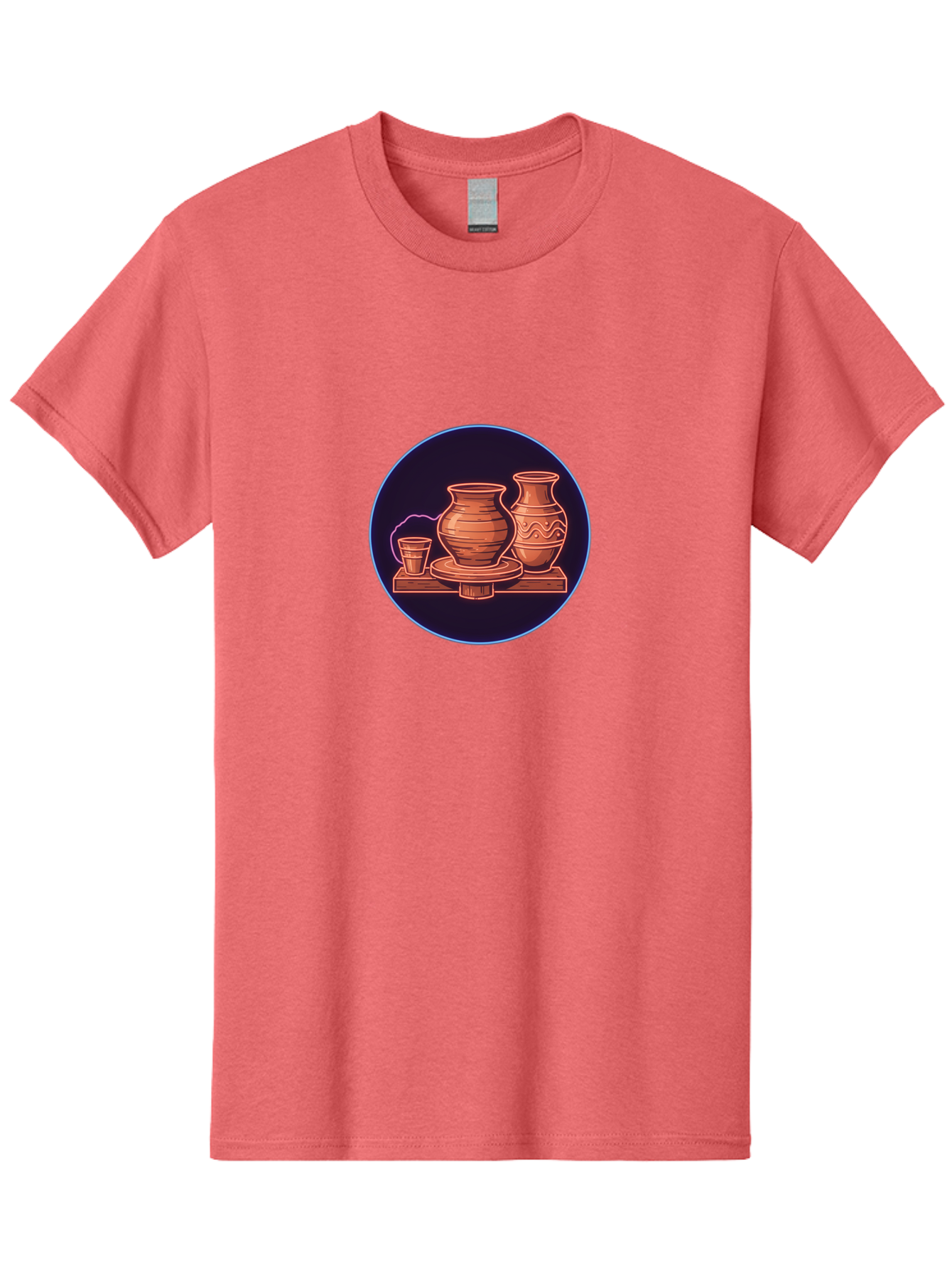 Pottery-Vases Men'S Graphic Tee, 100% Cotton, Comfortable Casual Summer Wear, Machine Washable, Clay Pots, Pottery, Ceramic Vases, Handcrafted Ceramics, Traditional Craftsmanship, Earthy Tones, Pottery Wheel, Rustic Charm, Cultural Heritage Bab248
