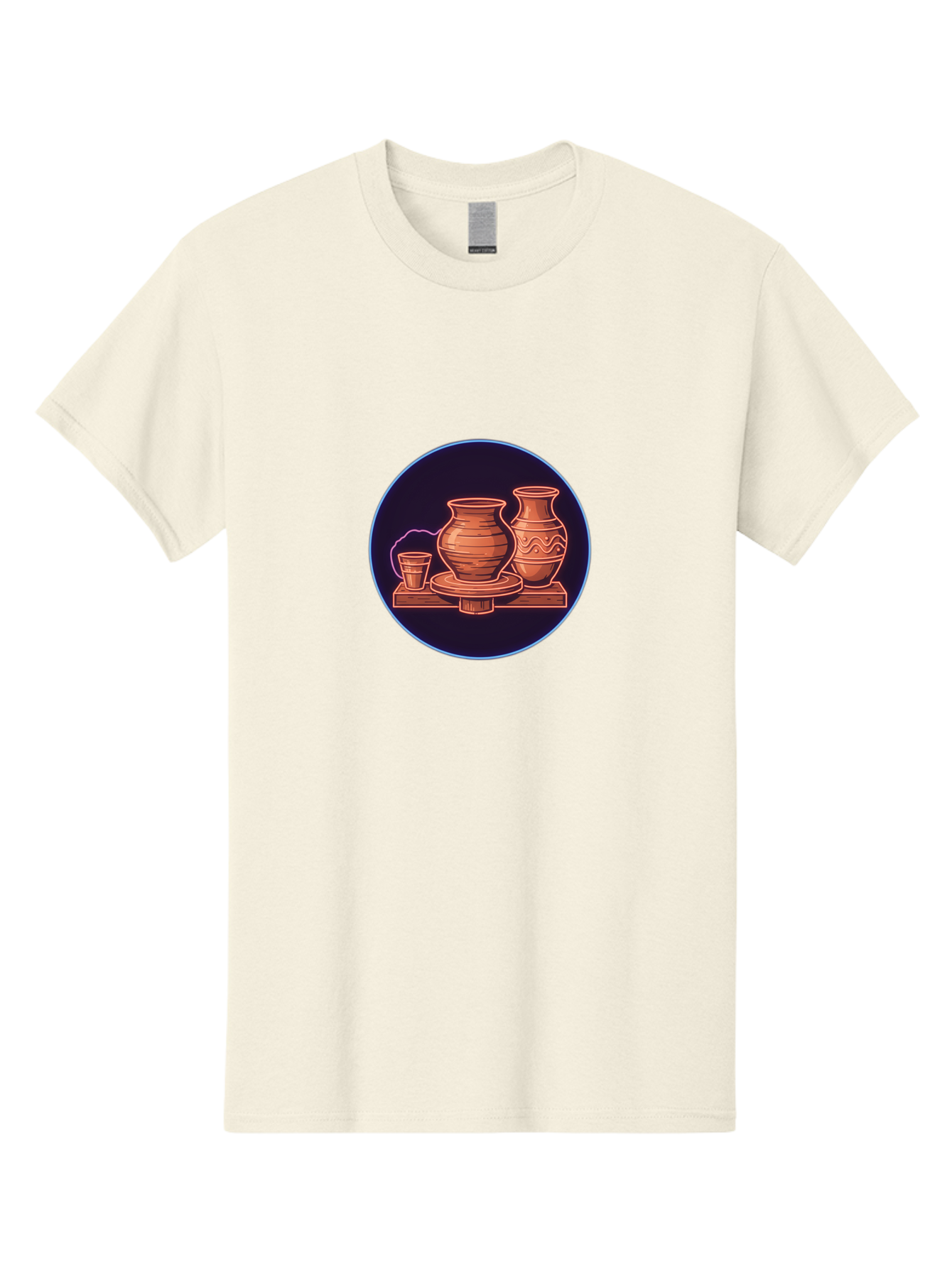 Pottery-Vases Men'S Graphic Tee, 100% Cotton, Comfortable Casual Summer Wear, Machine Washable, Clay Pots, Pottery, Ceramic Vases, Handcrafted Ceramics, Traditional Craftsmanship, Earthy Tones, Pottery Wheel, Rustic Charm, Cultural Heritage Bab248