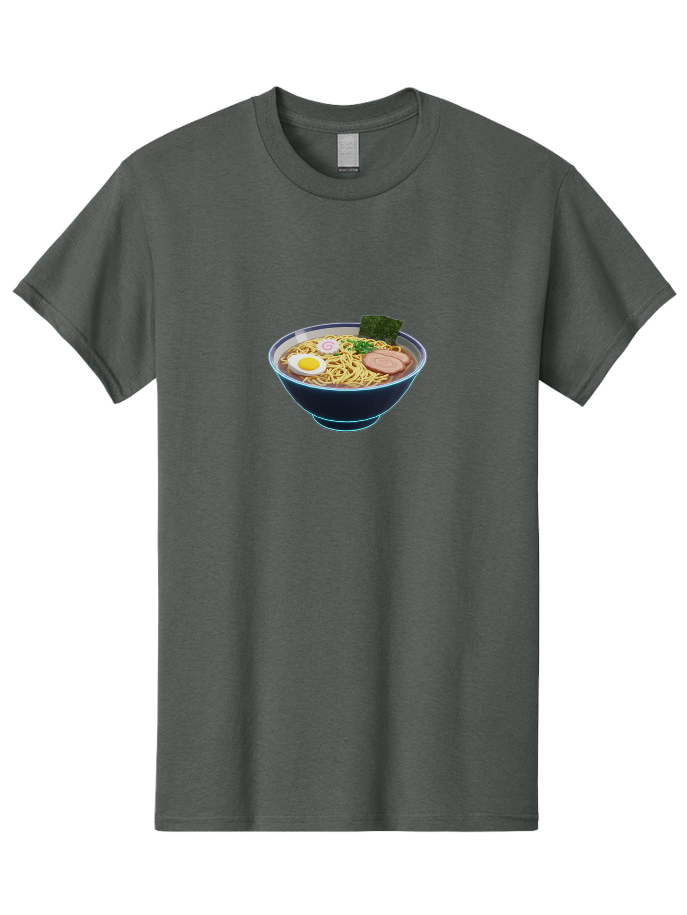 Ramen-1 Men'S Graphic Tee, 100% Cotton, Comfortable Casual Summer Wear, Machine Washable, Steaming Bowl Of Ramen Noodles, Slices Of Pork, Boiled Egg, Seaweed, Spring Onions, Japanese Cuisine, Comfort Food, Savory Broth, Noodle Soup, Bab275