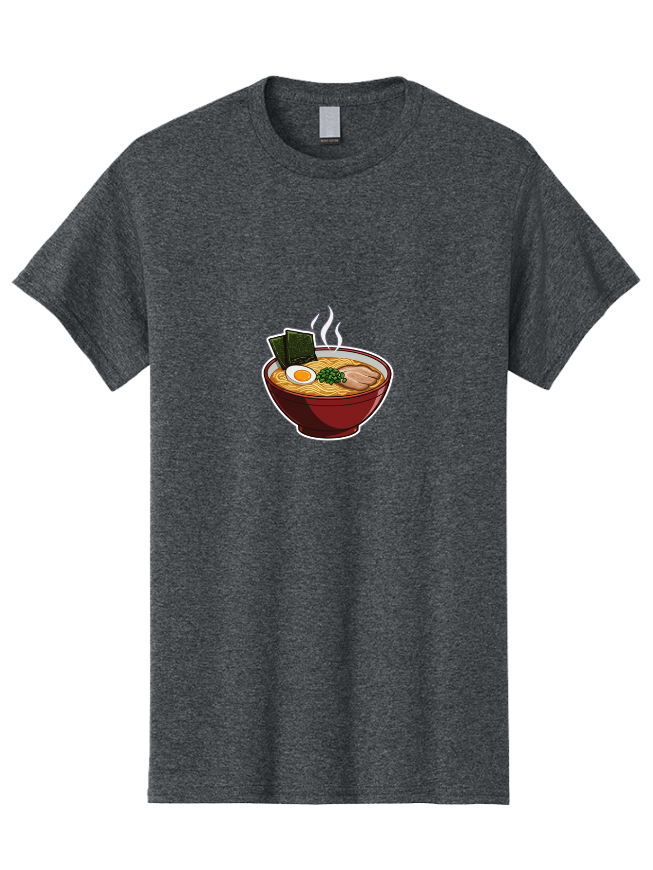 Ramen-15 Men'S Graphic Tee, 100% Cotton, Comfortable Casual Summer Wear, Machine Washable, Steaming Hot Ramen, Japanese Noodle Soup, Boiled Egg, Green Onions, Slices Of Pork, Seaweed, Savory Broth, Asian Cuisine, Comfort Food, Noodle Dishes Bab281