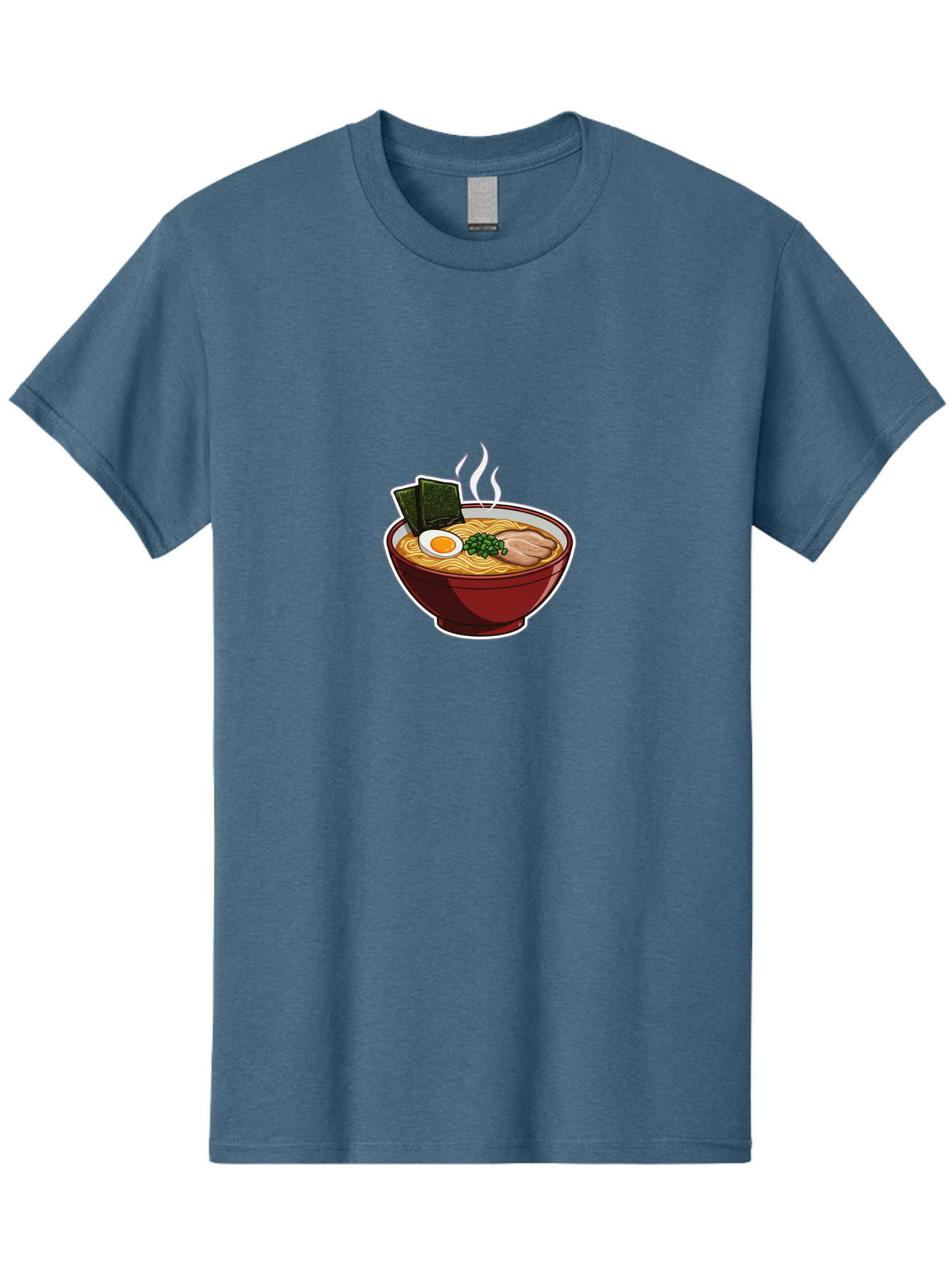 Ramen-15 Men'S Graphic Tee, 100% Cotton, Comfortable Casual Summer Wear, Machine Washable, Steaming Hot Ramen, Japanese Noodle Soup, Boiled Egg, Green Onions, Slices Of Pork, Seaweed, Savory Broth, Asian Cuisine, Comfort Food, Noodle Dishes Bab281