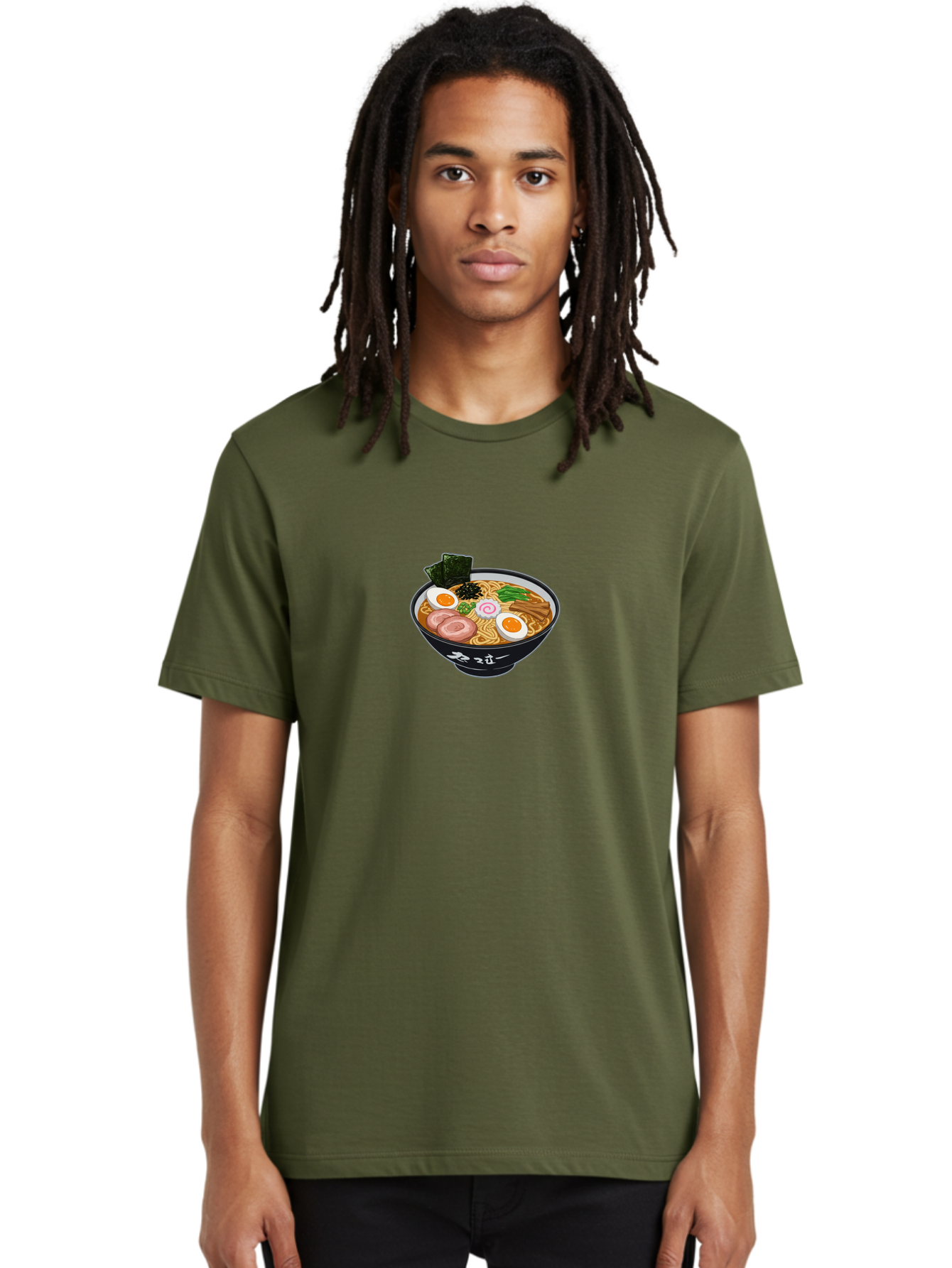 Ramen-3 Men'S Graphic Tee, 100% Cotton, Comfortable Casual Summer Wear, Machine Washable, Ramen Noodles, Japanese Cuisine, Hearty Bowl, Savory Broth, Boiled Egg, Sliced Pork, Green Onions, Seaweed, Asian Food, Comfort Food, Noodle Soup Bab283