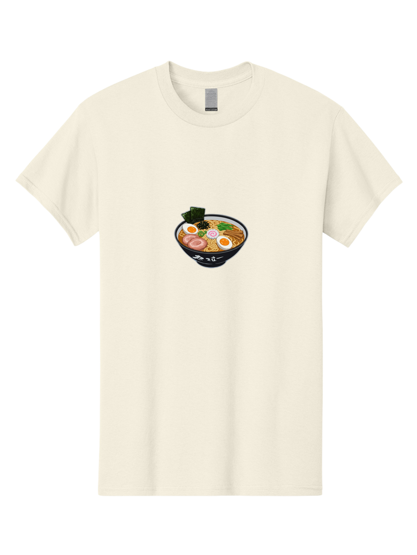 Ramen-3 Men'S Graphic Tee, 100% Cotton, Comfortable Casual Summer Wear, Machine Washable, Ramen Noodles, Japanese Cuisine, Hearty Bowl, Savory Broth, Boiled Egg, Sliced Pork, Green Onions, Seaweed, Asian Food, Comfort Food, Noodle Soup Bab283