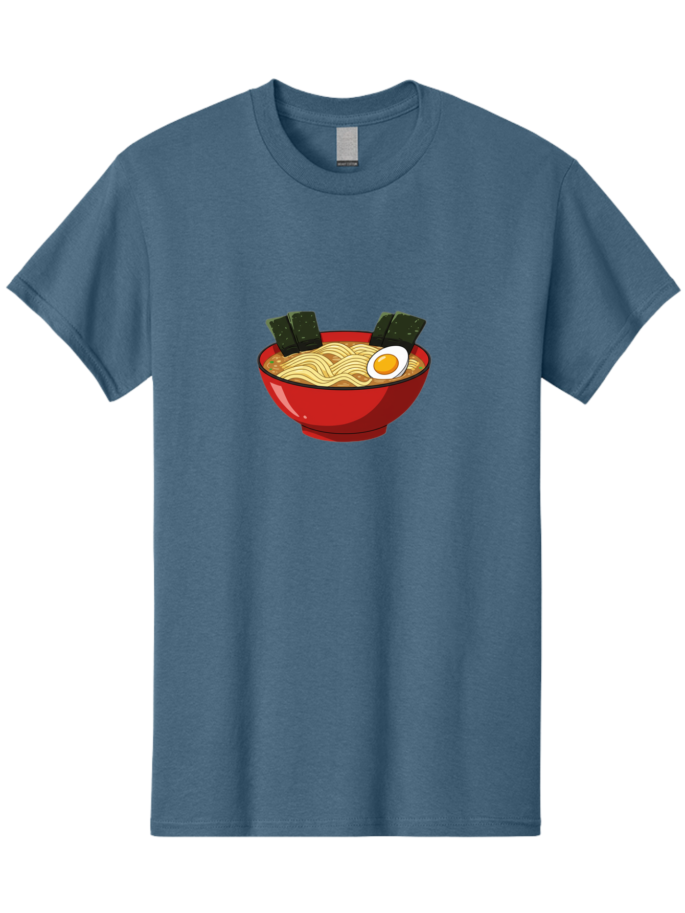 Ramen-9 Men'S Graphic Tee, 100% Cotton, Comfortable Casual Summer Wear, Machine Washable, Steaming Bowl Of Ramen, Savory Broth, Springy Noodles, Boiled Egg, Seaweed Strips, Japanese Cuisine, Comfort Food, Noodle Soup Bab289