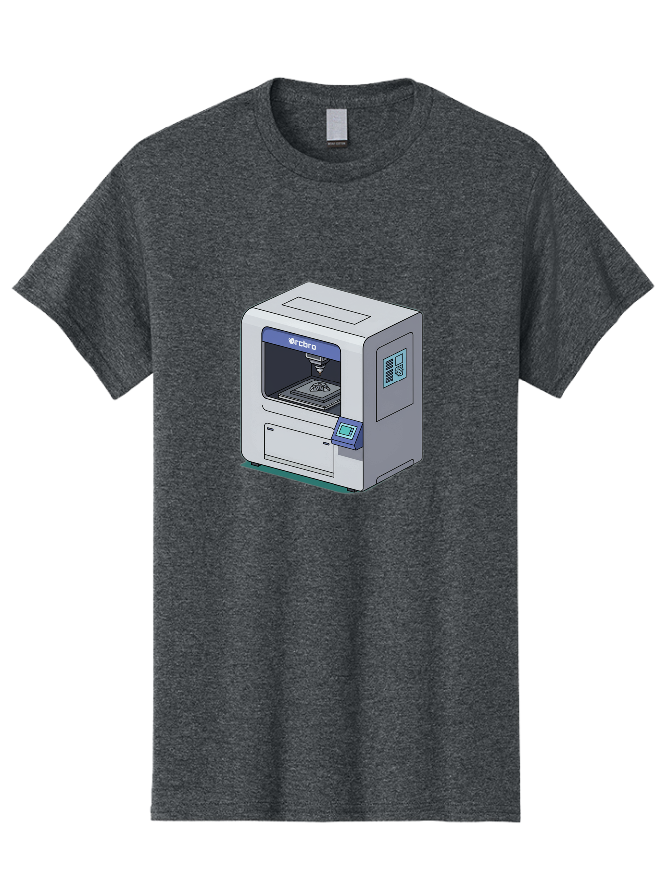 Rcbro-3D-Printer Men'S Graphic Tee, 100% Cotton, Comfortable Casual Summer Wear, Machine Washable, 3D Printing Technology, Rcbro 3D Printer, Digital Fabrication, Additive Manufacturing, Precision Engineering, Innovative Design, Bab323