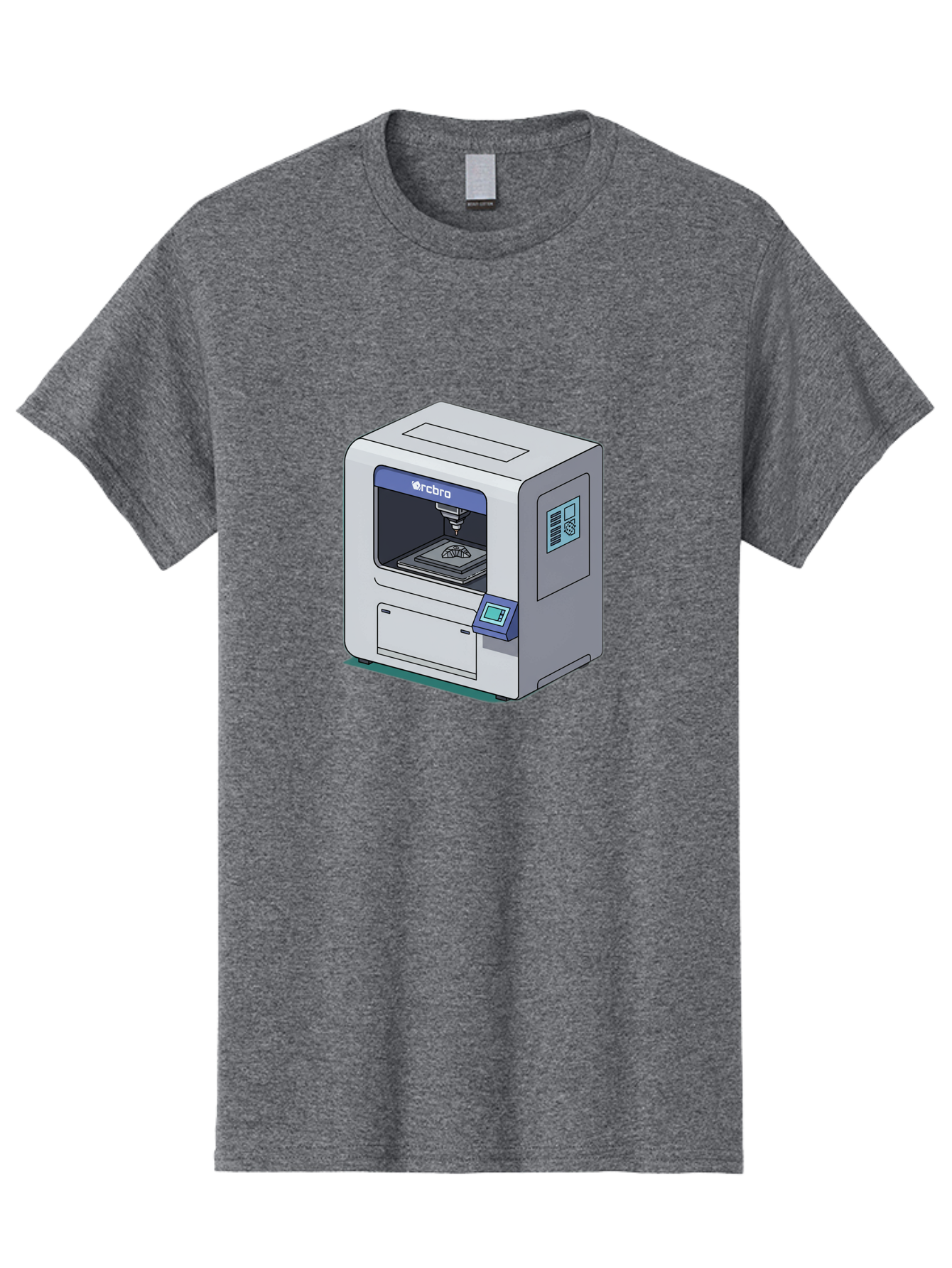 Rcbro-3D-Printer Men'S Graphic Tee, 100% Cotton, Comfortable Casual Summer Wear, Machine Washable, 3D Printing Technology, Rcbro 3D Printer, Digital Fabrication, Additive Manufacturing, Precision Engineering, Innovative Design, Bab323