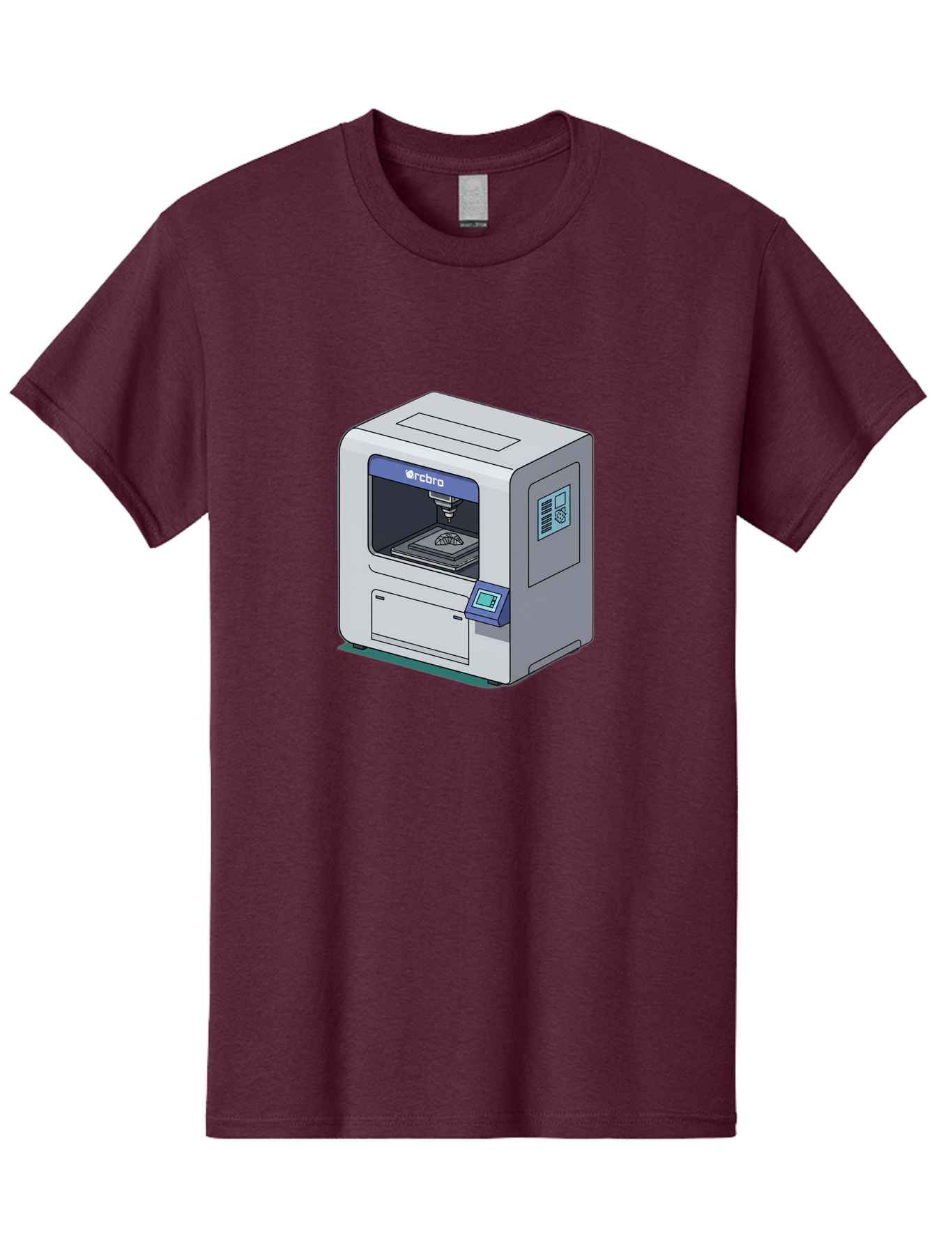 Rcbro-3D-Printer Men'S Graphic Tee, 100% Cotton, Comfortable Casual Summer Wear, Machine Washable, 3D Printing Technology, Rcbro 3D Printer, Digital Fabrication, Additive Manufacturing, Precision Engineering, Innovative Design, Bab323
