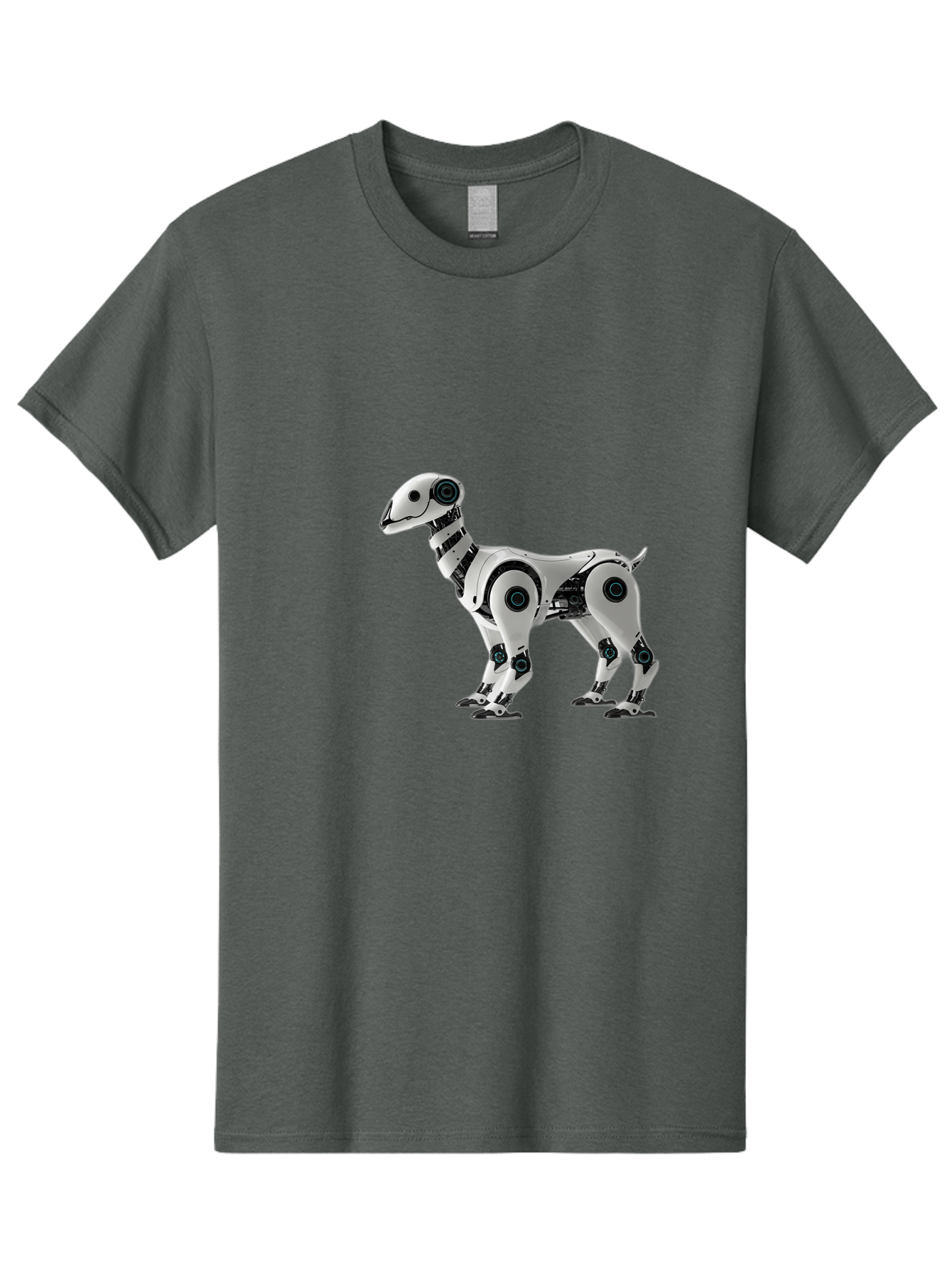 Robot-Dog Men'S Graphic Tee, 100% Cotton, Comfortable Casual Summer Wear, Machine Washable, Robotic Canine, Futuristic Design, Mechanical Pet, Artificial Intelligence, Tech-Savvy, Robotic Limbs, Modern Innovation, Cybernetic Creature, Bab349