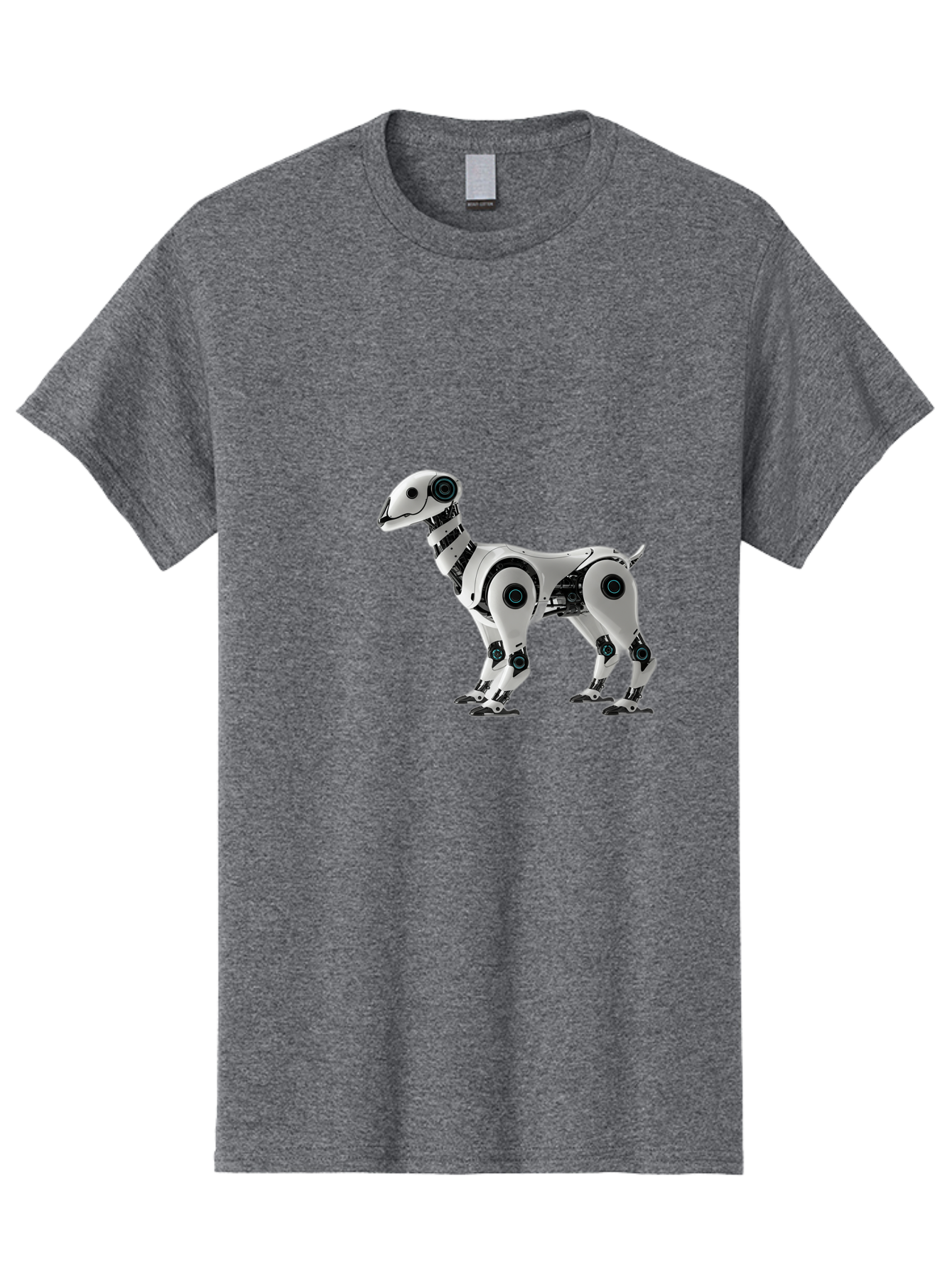 Robot-Dog Men'S Graphic Tee, 100% Cotton, Comfortable Casual Summer Wear, Machine Washable, Robotic Canine, Futuristic Design, Mechanical Pet, Artificial Intelligence, Tech-Savvy, Robotic Limbs, Modern Innovation, Cybernetic Creature, Bab349