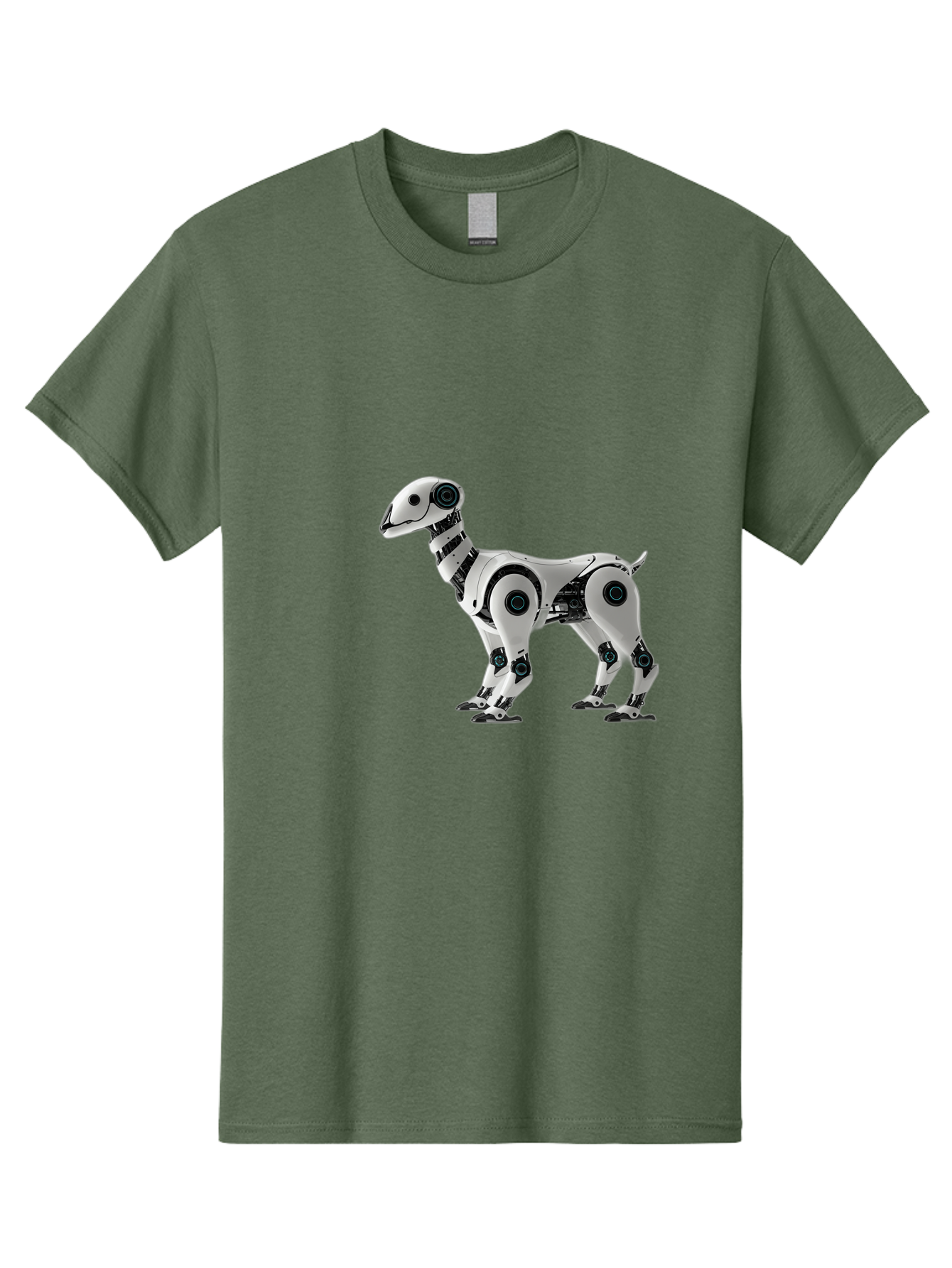 Robot-Dog Men'S Graphic Tee, 100% Cotton, Comfortable Casual Summer Wear, Machine Washable, Robotic Canine, Futuristic Design, Mechanical Pet, Artificial Intelligence, Tech-Savvy, Robotic Limbs, Modern Innovation, Cybernetic Creature, Bab349