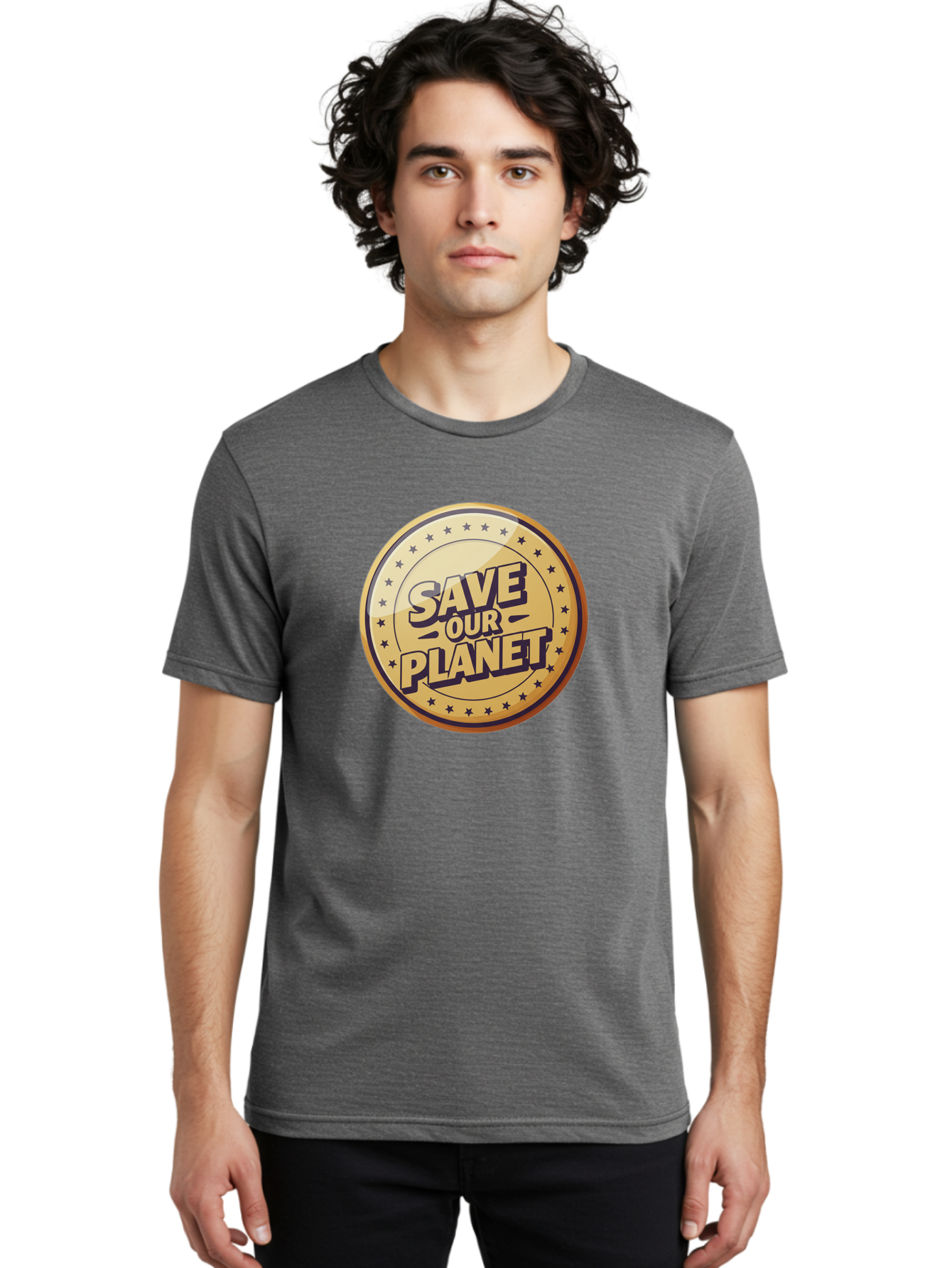 Save-Our-Planet-5 Men'S Graphic Tee, 100% Cotton, Comfortable Casual Summer Wear, Machine Washable, Save Our Planet, Environmental Conservation, Eco-Friendly Initiatives, Sustainability Efforts, Earth Protection, Green Movement, Eco Activism, Bab381
