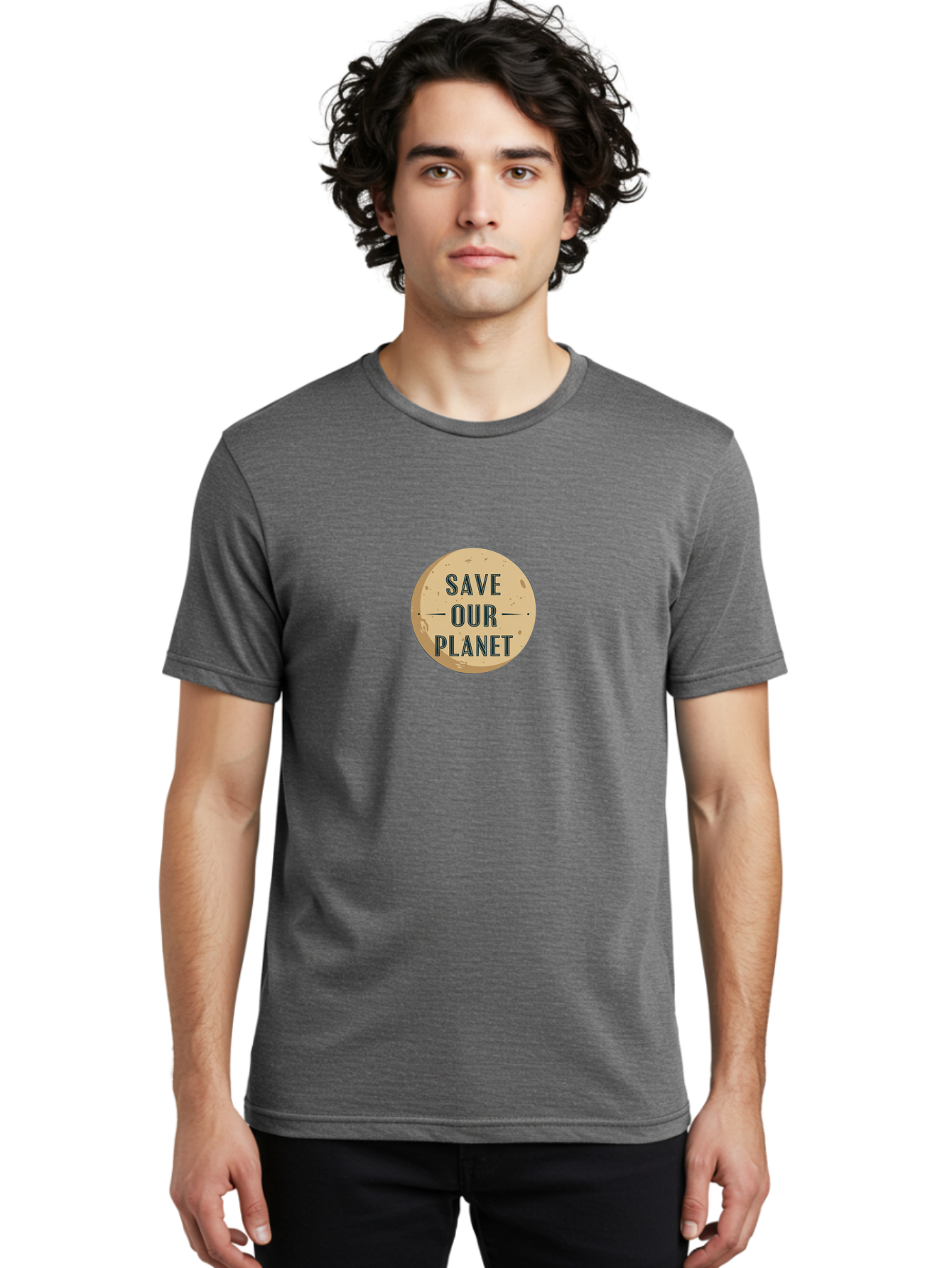 Save-Our-Planet-6 Men'S Graphic Tee, 100% Cotton, Comfortable Casual Summer Wear, Machine Washable, Save Our Planet, Earth Conservation, Environmental Protection, Eco Friendly Message, Global Sustainability, Planet Care Bab382