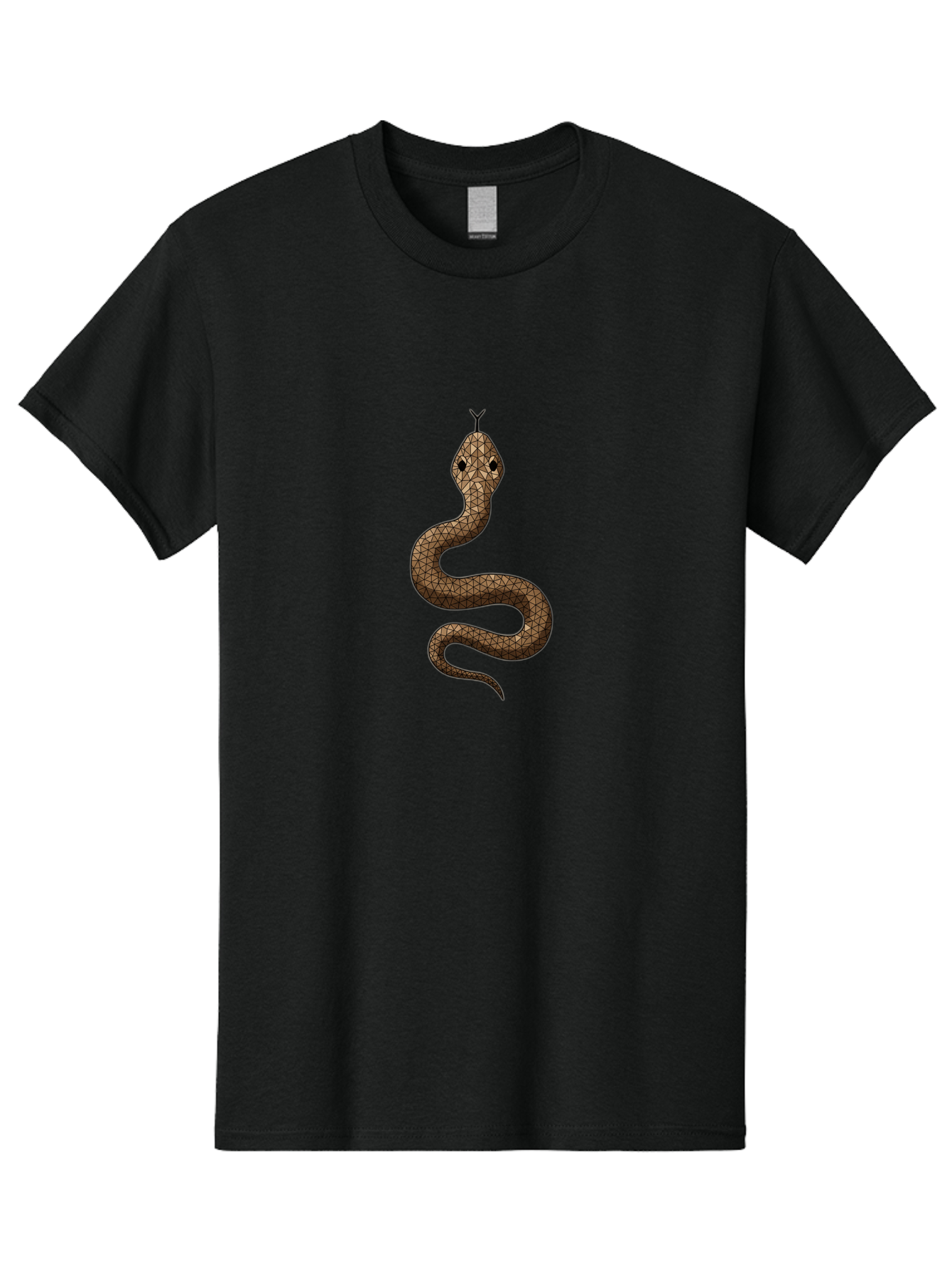 Snake Men'S Graphic Tee, 100% Cotton, Comfortable Casual Summer Wear, Machine Washable, Snake Illustration, Reptile Art, Snake Design, Geometric Patterns, Wildlife Graphics, Symbolic Imagery, Snake Motif, Tribal Art Bab428