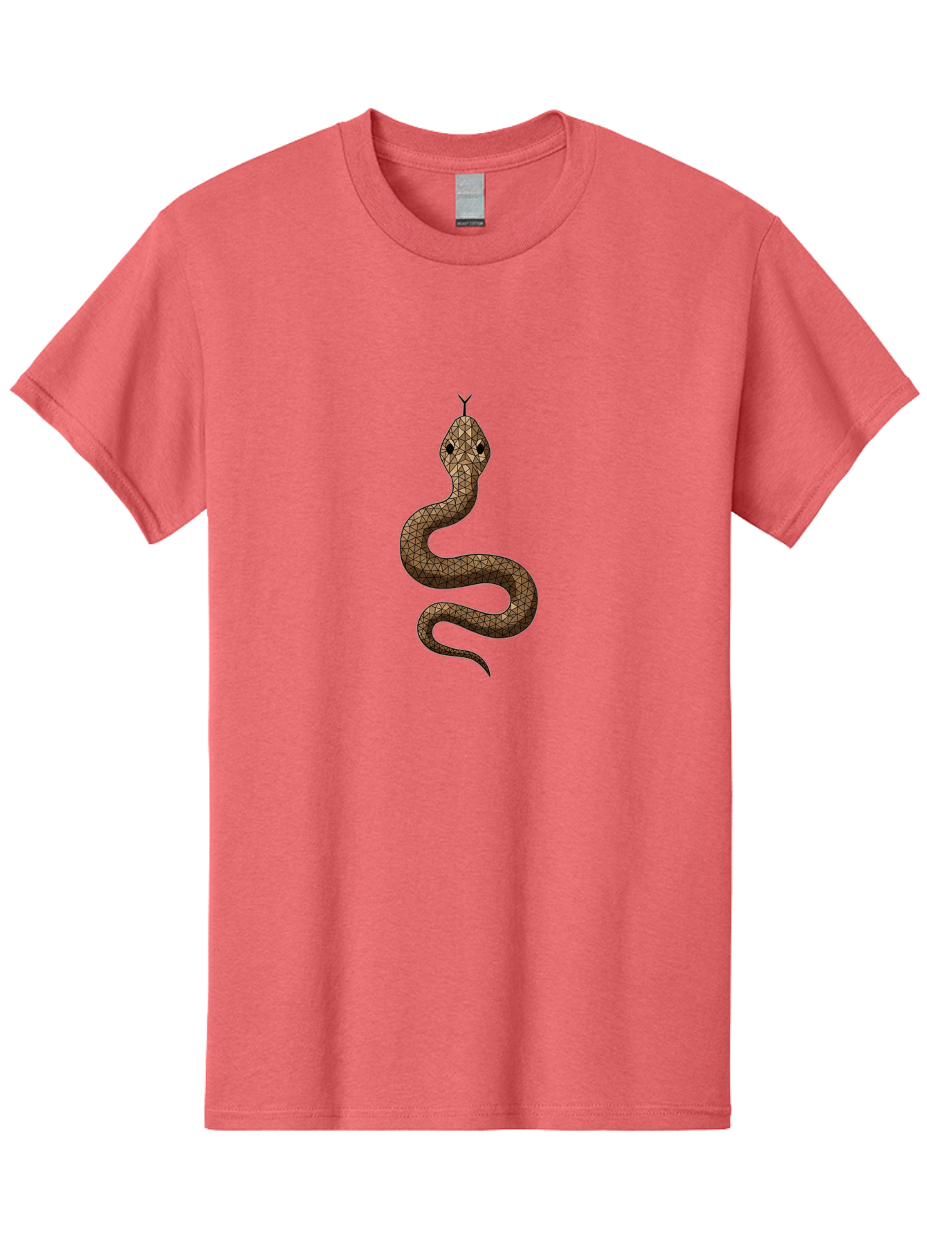Snake Men'S Graphic Tee, 100% Cotton, Comfortable Casual Summer Wear, Machine Washable, Snake Illustration, Reptile Art, Snake Design, Geometric Patterns, Wildlife Graphics, Symbolic Imagery, Snake Motif, Tribal Art Bab428
