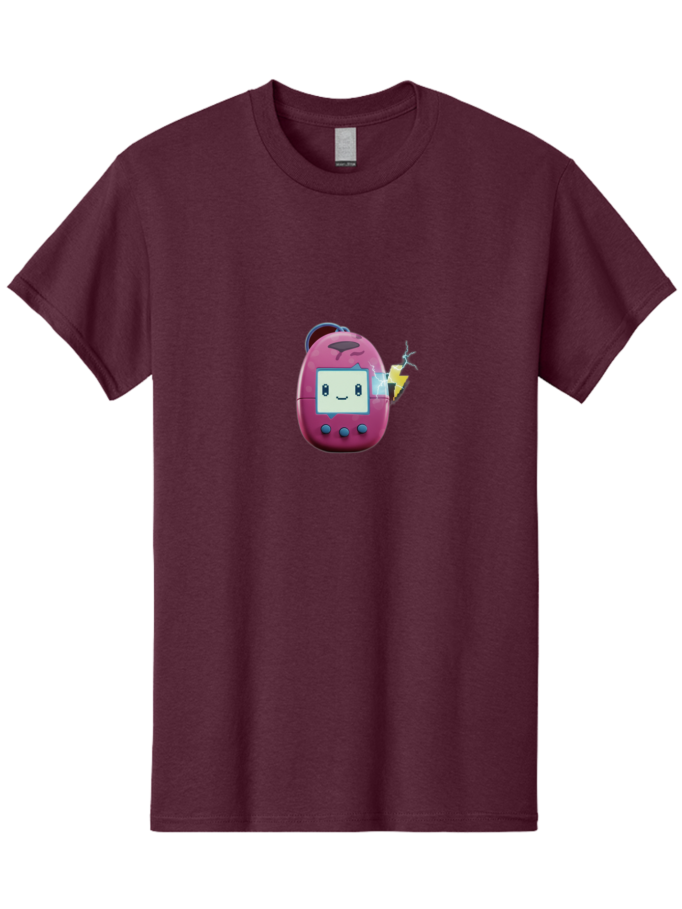 Tamagotchi-13 Men'S Graphic Tee, 100% Cotton, Comfortable Casual Summer Wear, Machine Washable, Retro Toy, Digital Pet, Nostalgic Game, Tamagotchi, Playful Design, Childrens Toy, Cute Character, Handheld Game, Vintage Tech Bab494