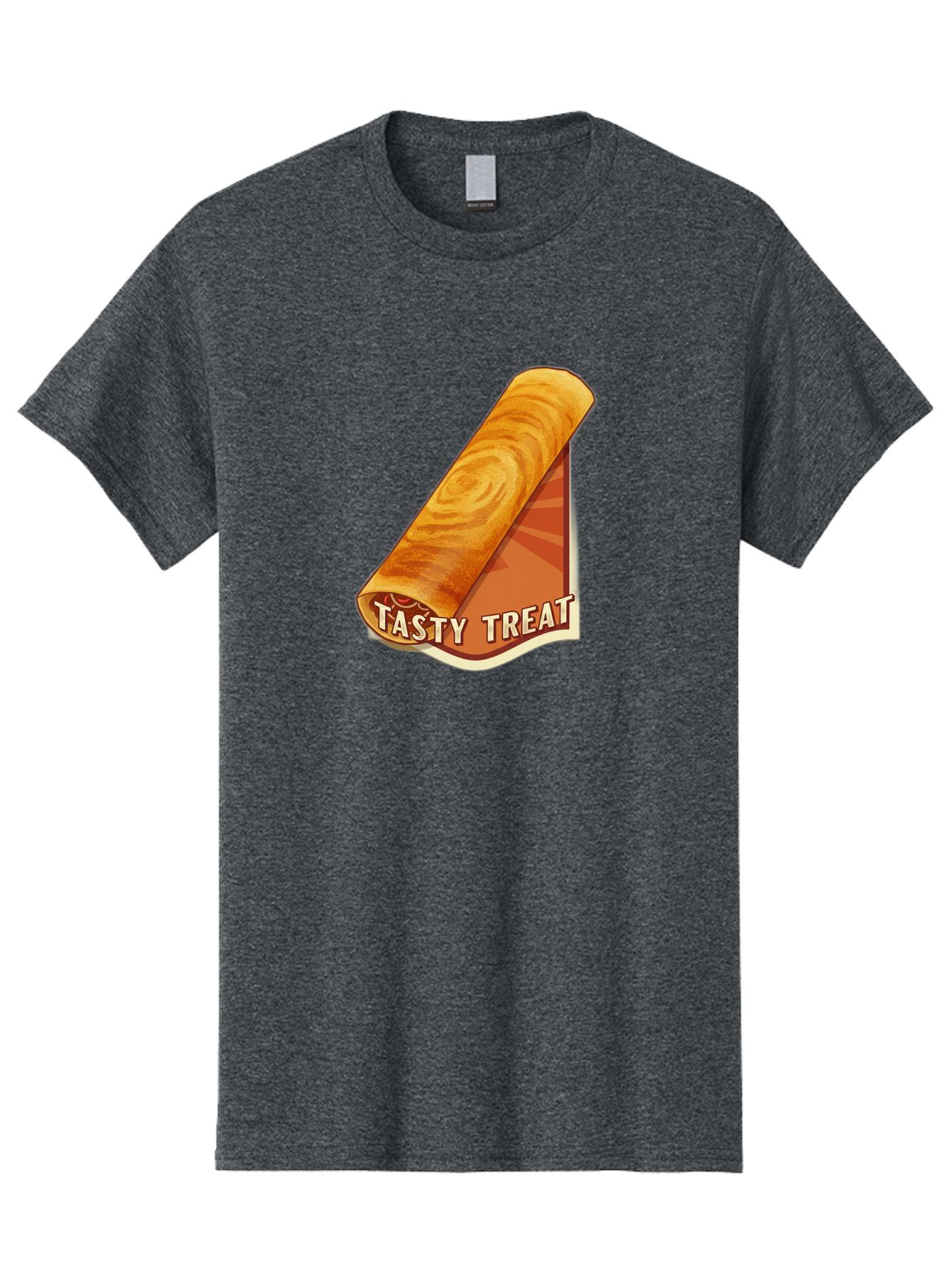 Tasty-Treat-8 Men'S Graphic Tee, 100% Cotton, Comfortable Casual Summer Wear, Machine Washable, Tasty Treat, Sweet Roll, Swirly Pastry, Golden Brown, Dessert, Snack, Treat, Sweet Tooth, Pastry Delight, Delicious Food Bab517