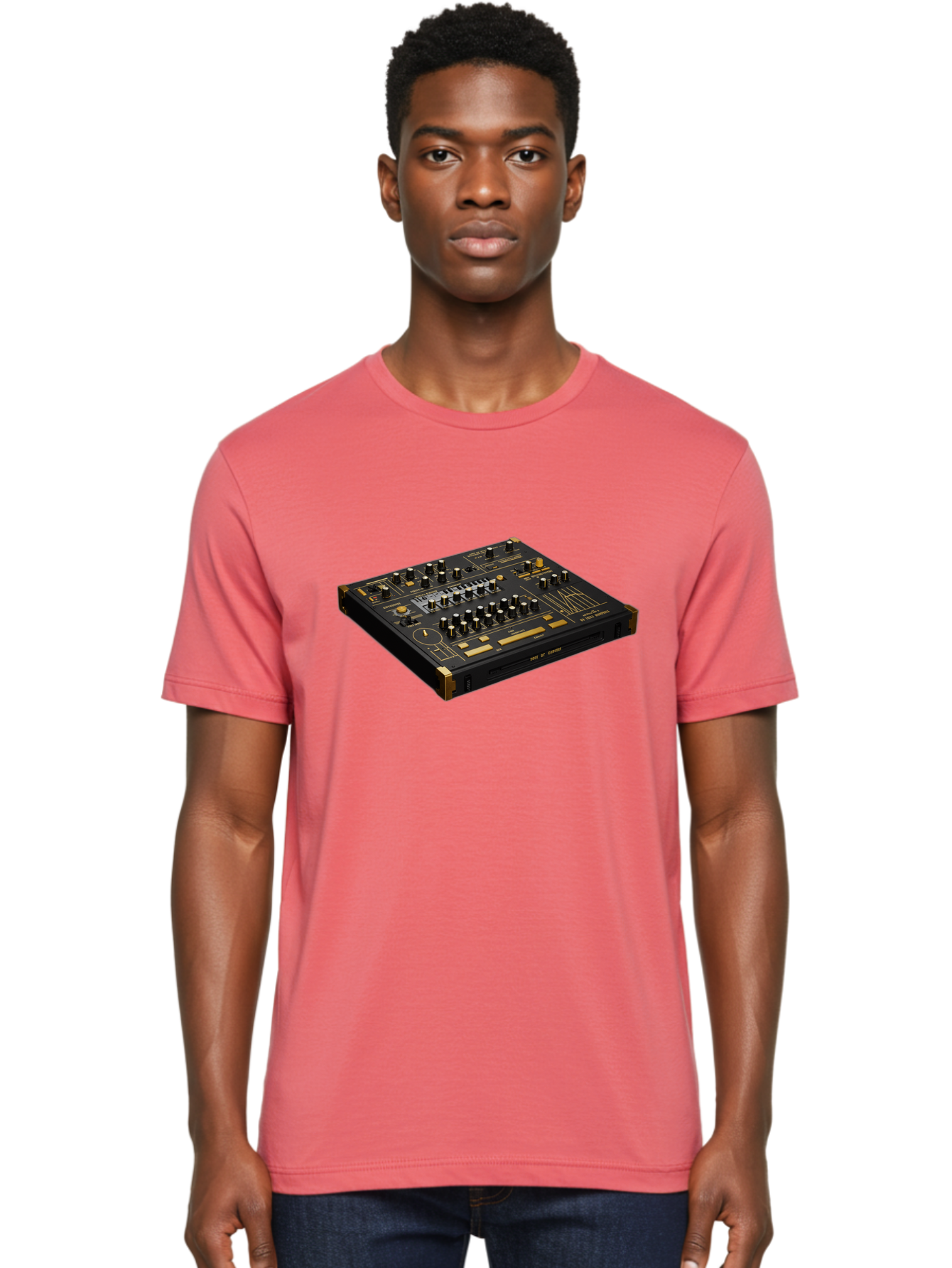 Traktor-Kontrol-S2 Men'S Graphic Tee, 100% Cotton, Comfortable Casual Summer Wear, Machine Washable, Dj Equipment, Sound Mixer, Music Production, Audio Interface, Professional Djing, Electronic Dance Music, Sound Control, Beat Mixing, Bab543