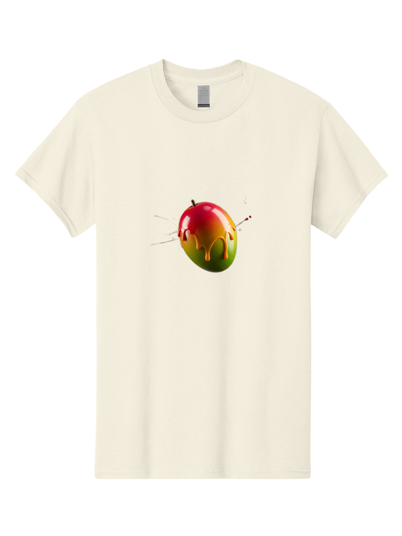 Caramel-Apple Men'S Graphic Tee, 100% Cotton, Comfortable Casual Summer Wear, Machine Washable, Ladybug, Red And Black Ladybug, 3D Illustration, Shiny Ladybug, Ladybug With Orange Liquid, Insect, Ladybug Illustration Bab715