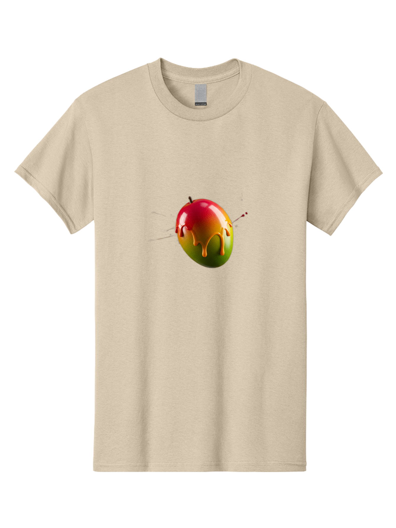 Caramel-Apple Men'S Graphic Tee, 100% Cotton, Comfortable Casual Summer Wear, Machine Washable, Ladybug, Red And Black Ladybug, 3D Illustration, Shiny Ladybug, Ladybug With Orange Liquid, Insect, Ladybug Illustration Bab715