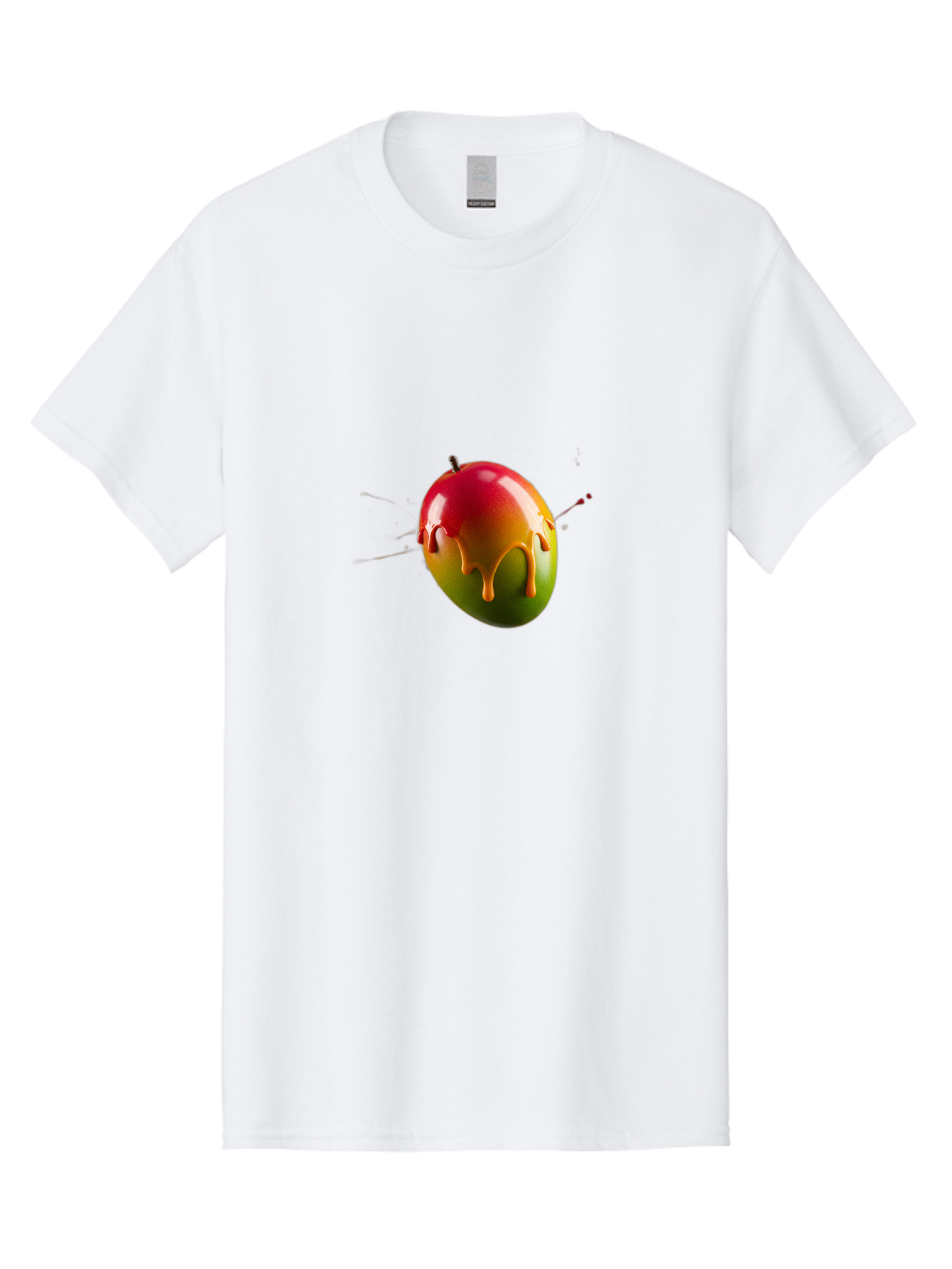 Caramel-Apple Men'S Graphic Tee, 100% Cotton, Comfortable Casual Summer Wear, Machine Washable, Ladybug, Red And Black Ladybug, 3D Illustration, Shiny Ladybug, Ladybug With Orange Liquid, Insect, Ladybug Illustration Bab715